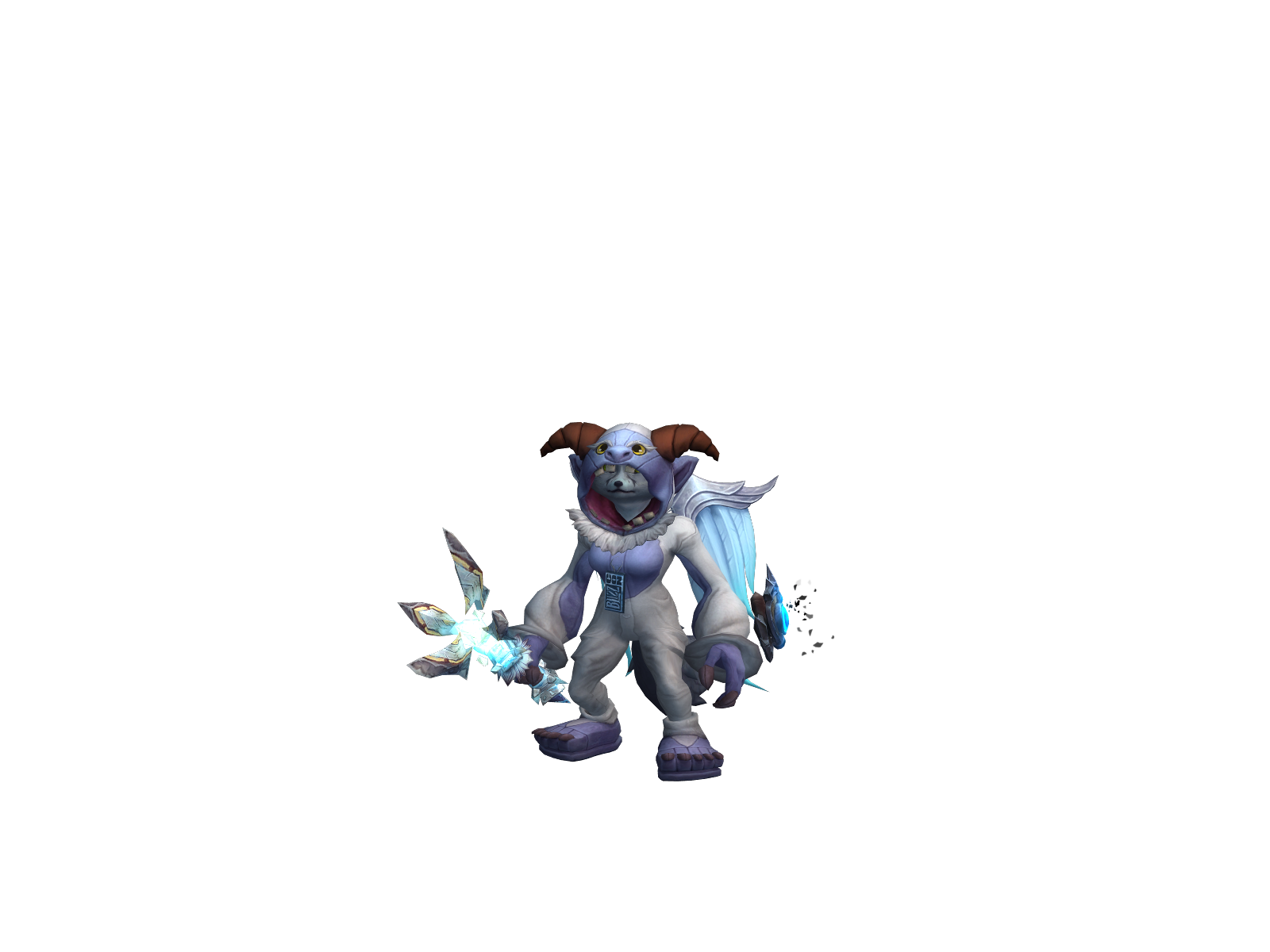 Milulus 3D character render