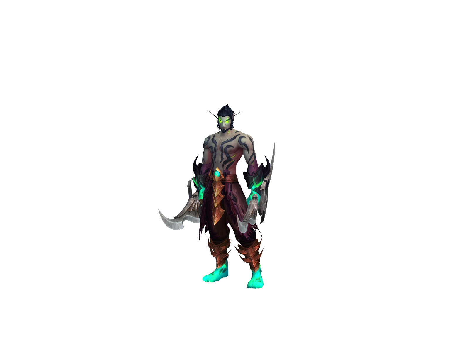 Warkri 3D character render