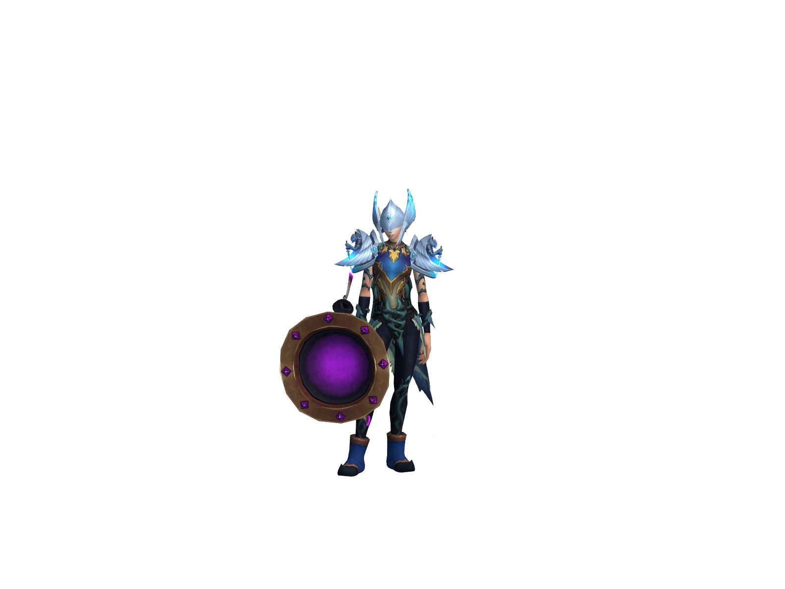 Perriousia 3D character render