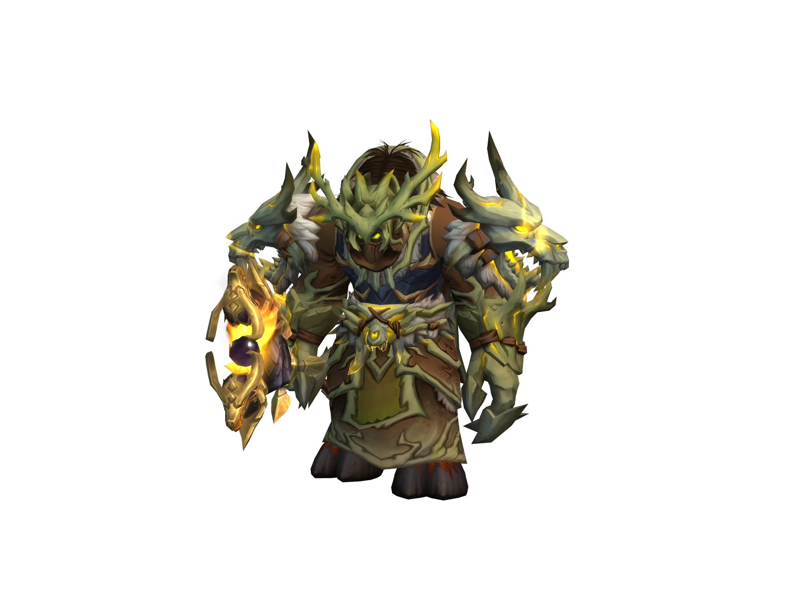 Druidature 3D character render