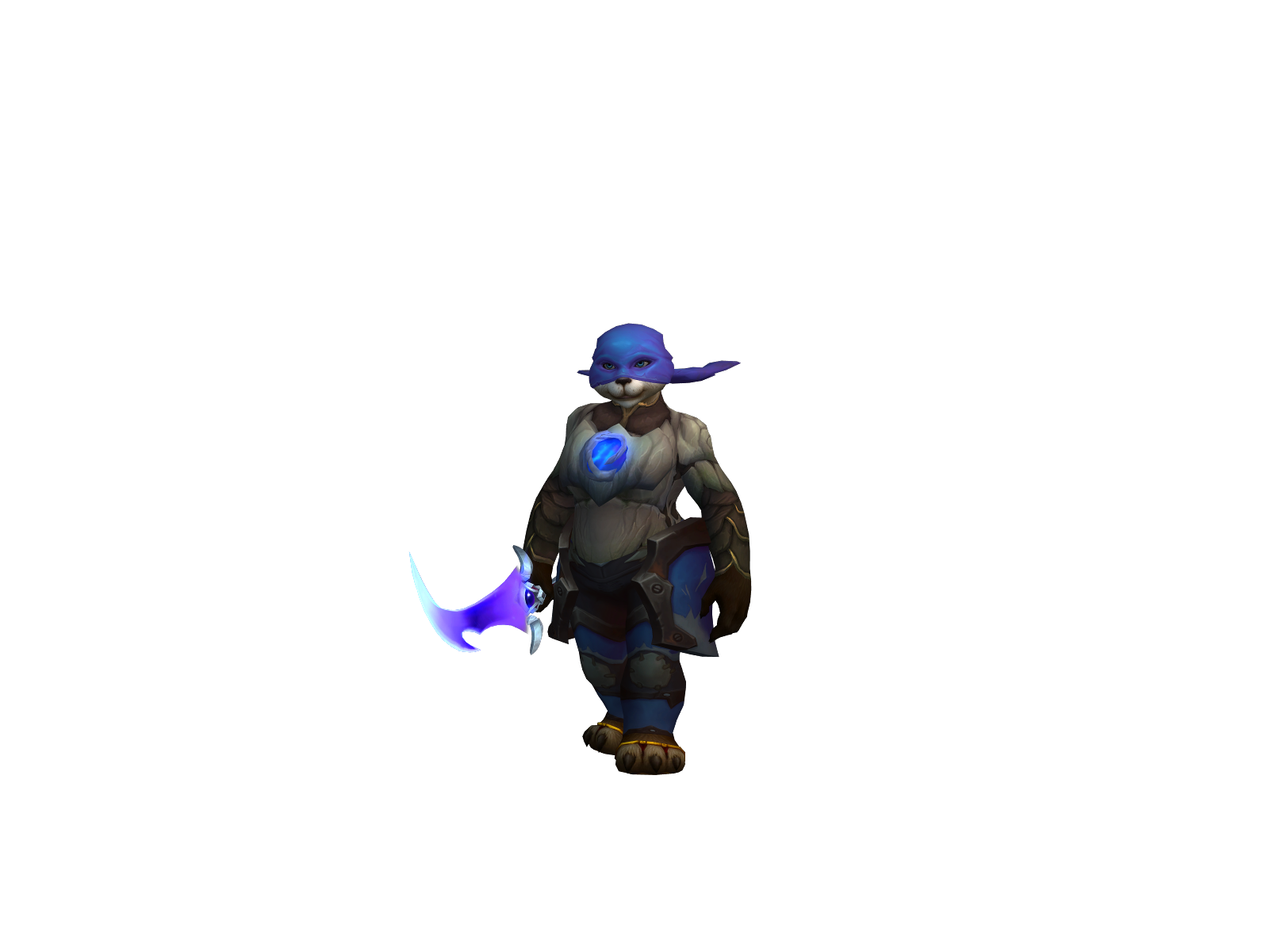 Crásher 3D character render