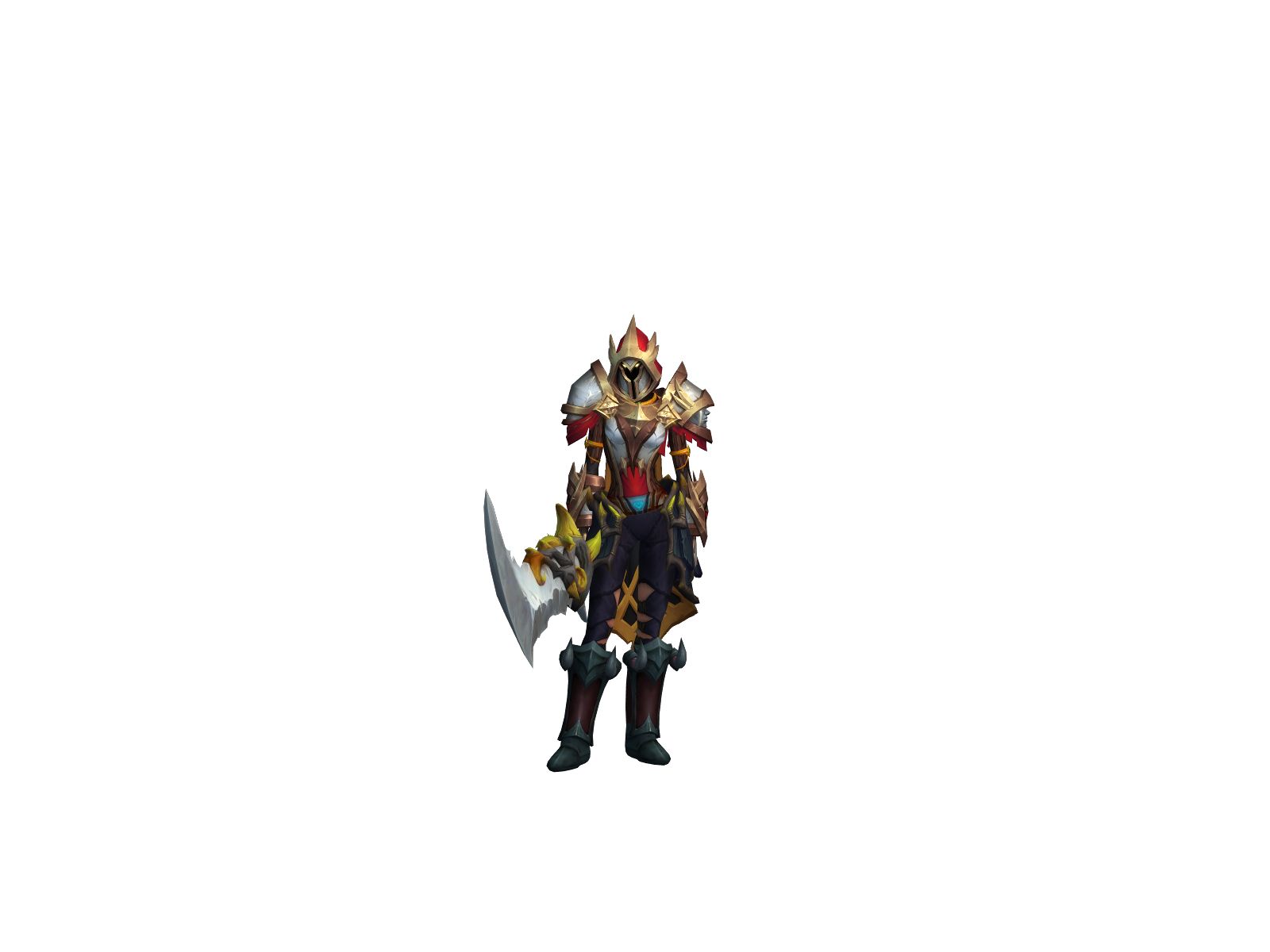 Alline 3D character render