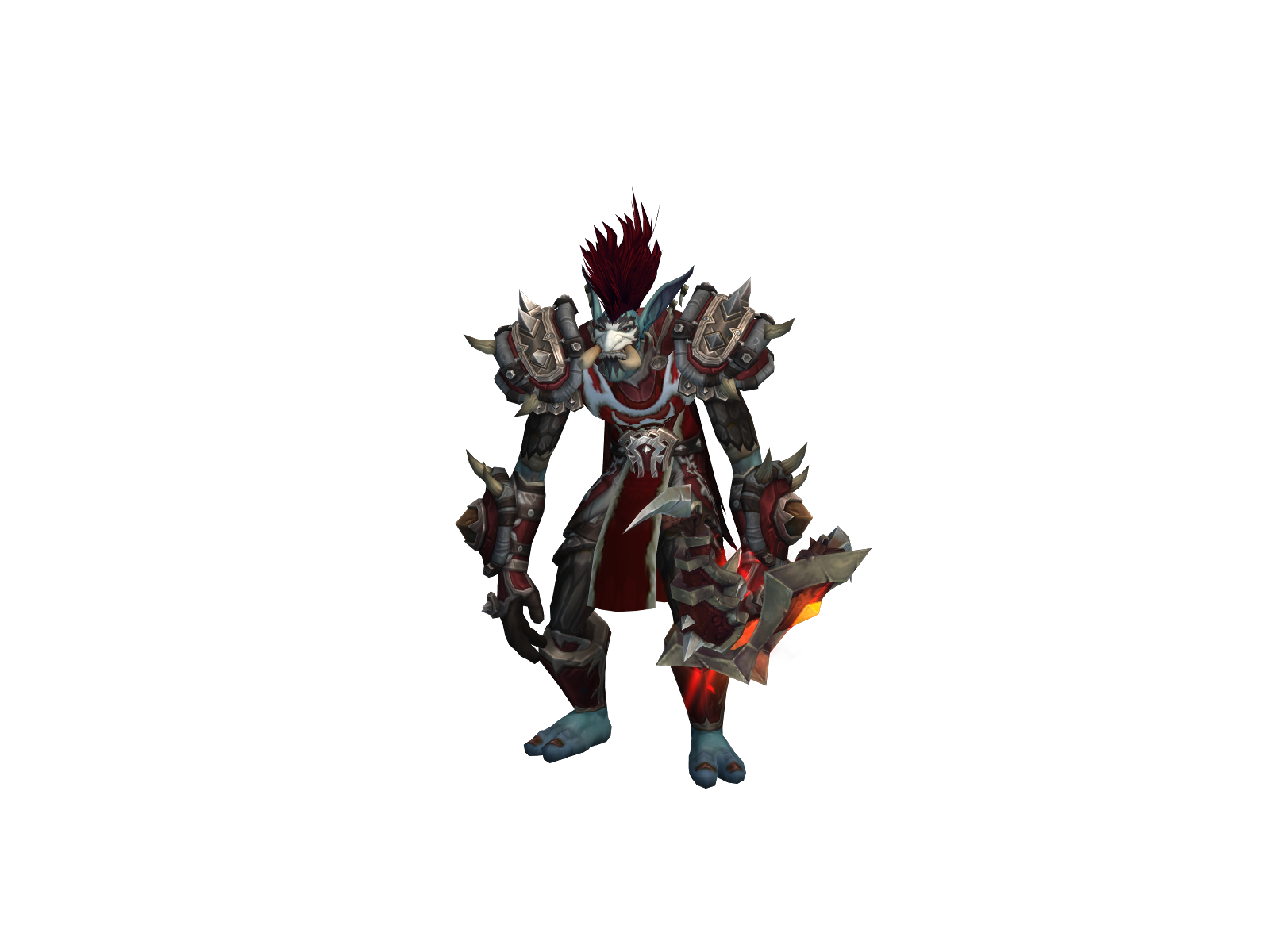 Jpraptor 3D character render