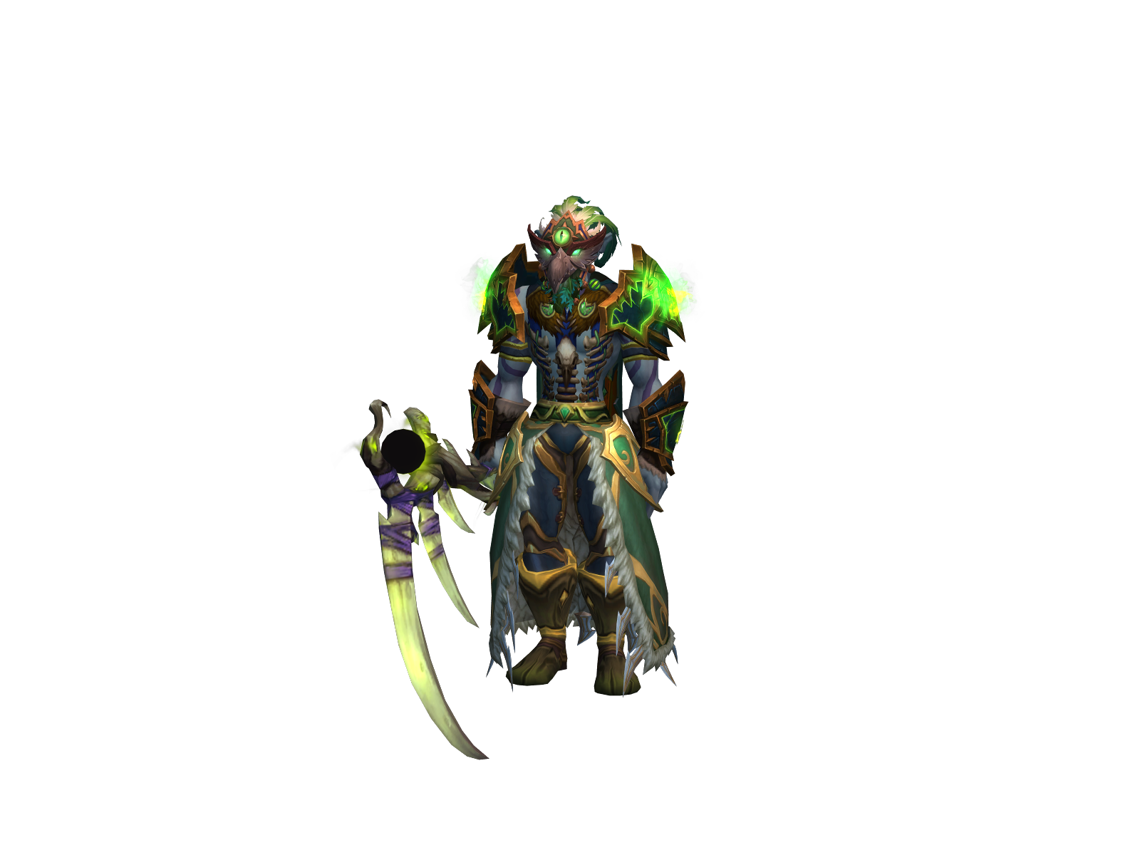 Mhalok 3D character render