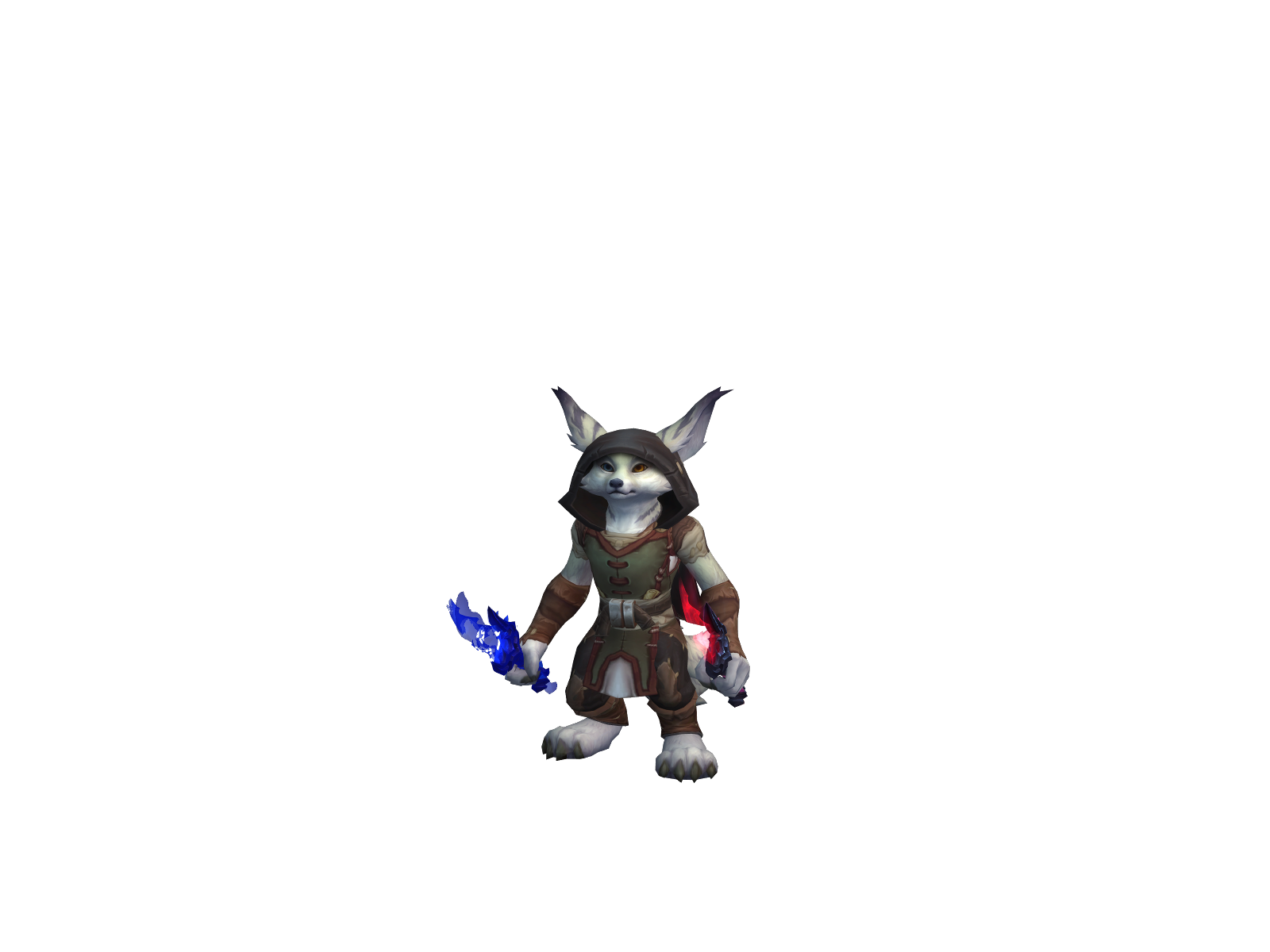 Kougra 3D character render