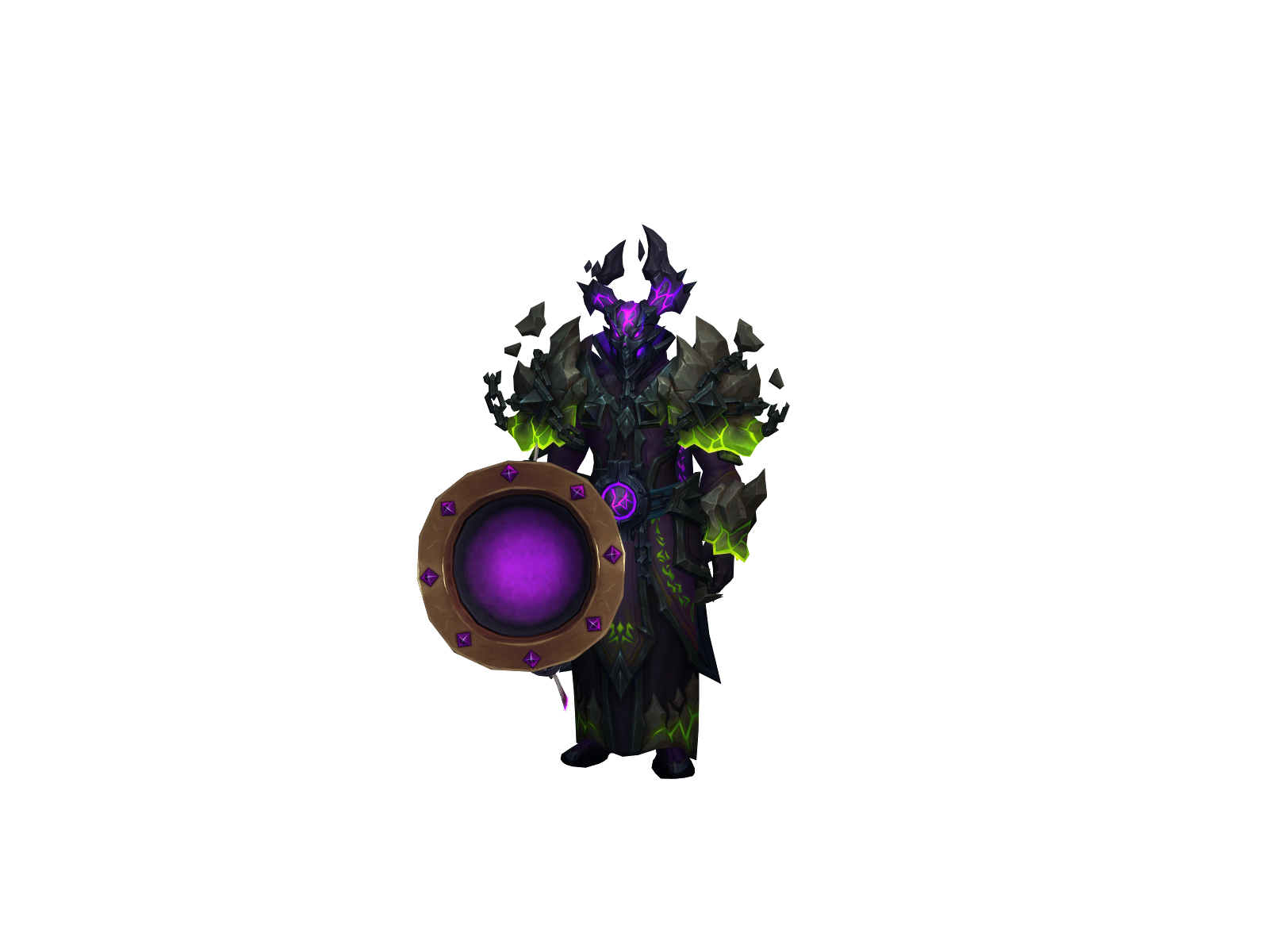 Holywarlock 3D character render