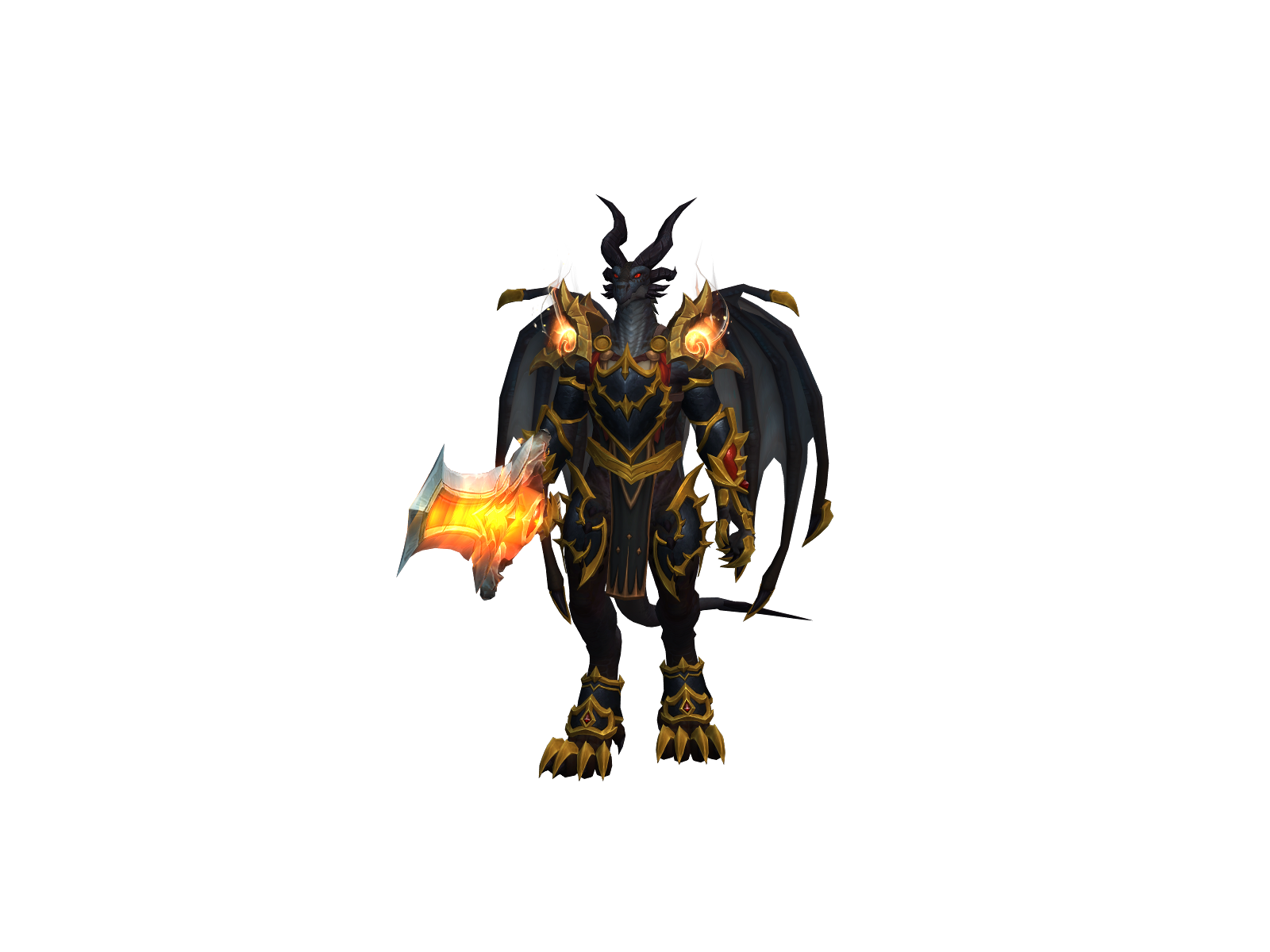 Ancalagøn 3D character render