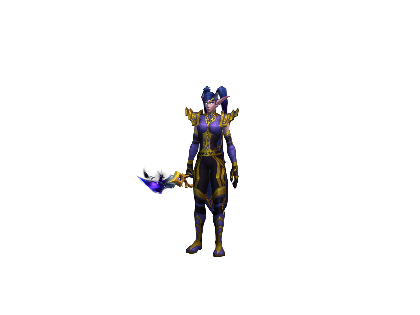 Flechaqt 3D character render