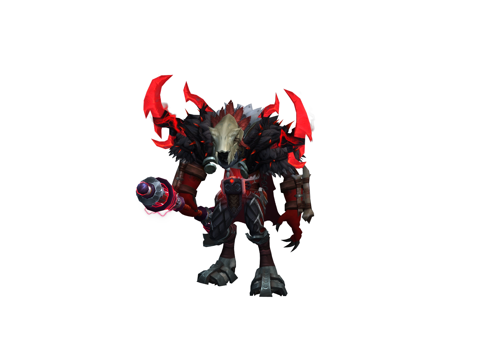 Tuskk 3D character render
