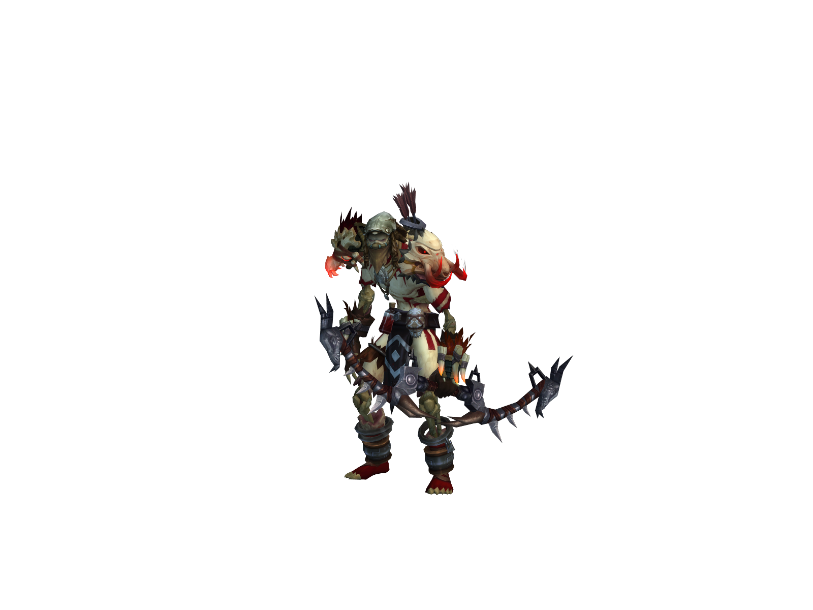 Elrastrero 3D character render