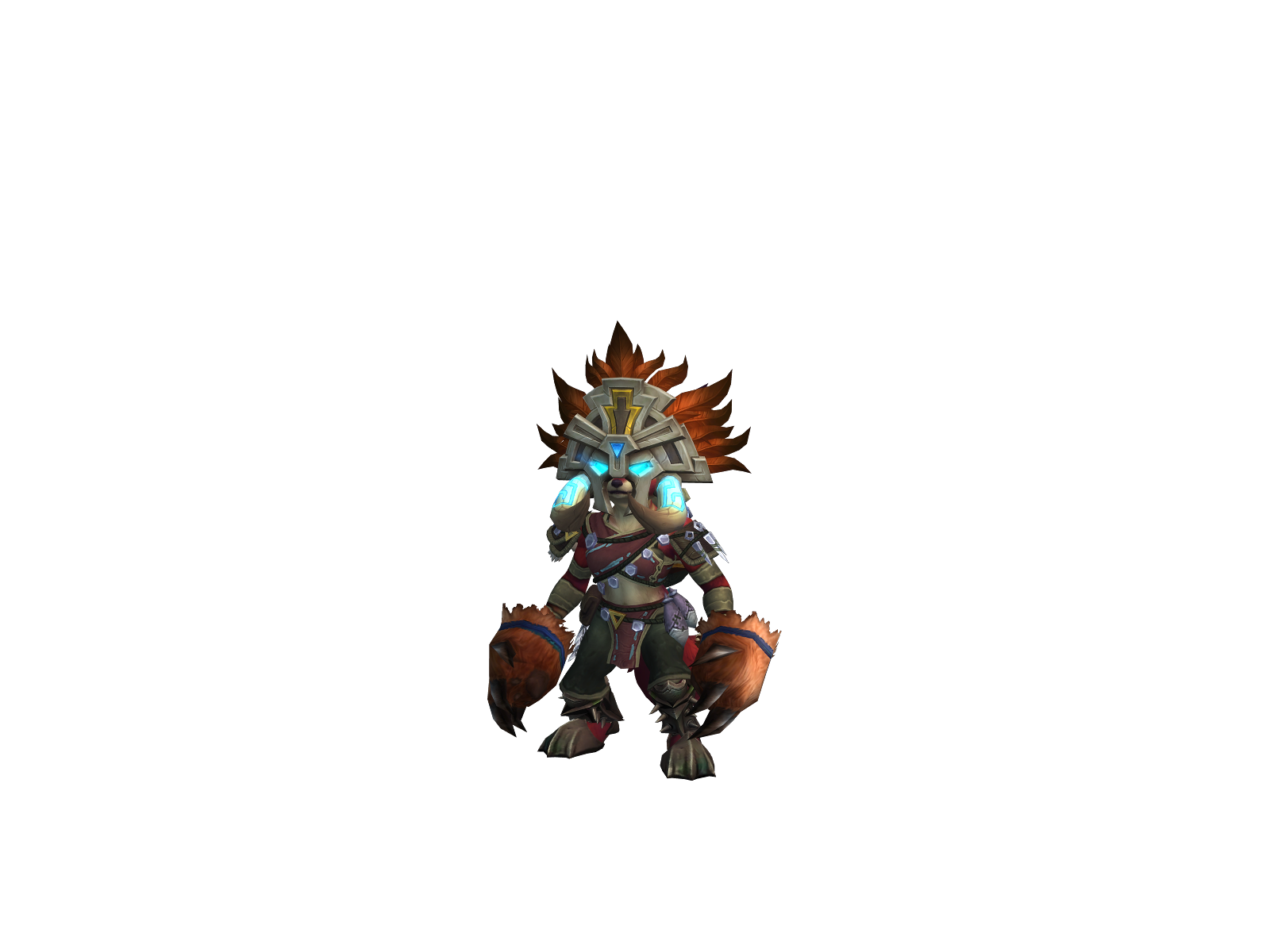 Akinu 3D character render