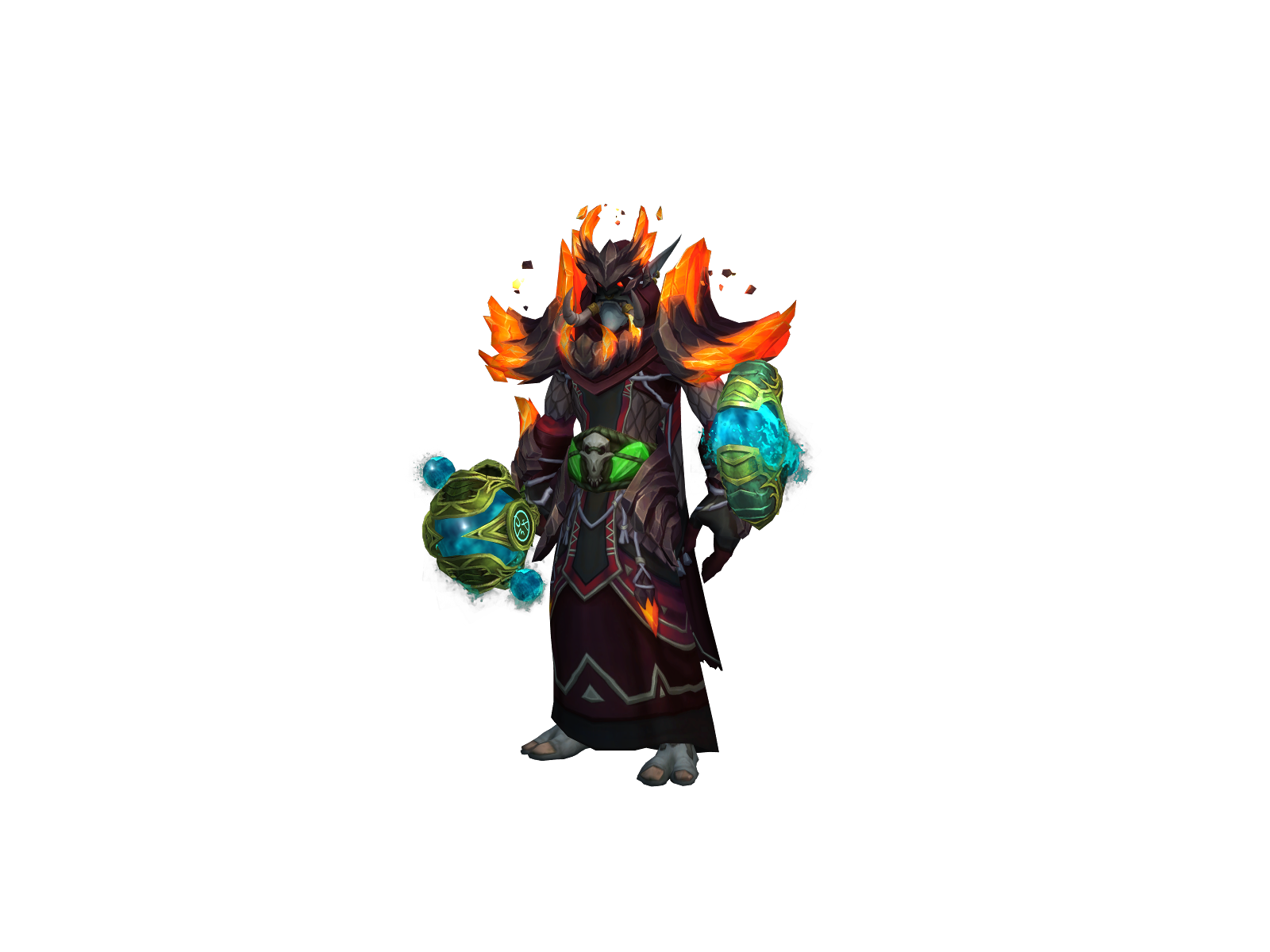 Darkelementt 3D character render
