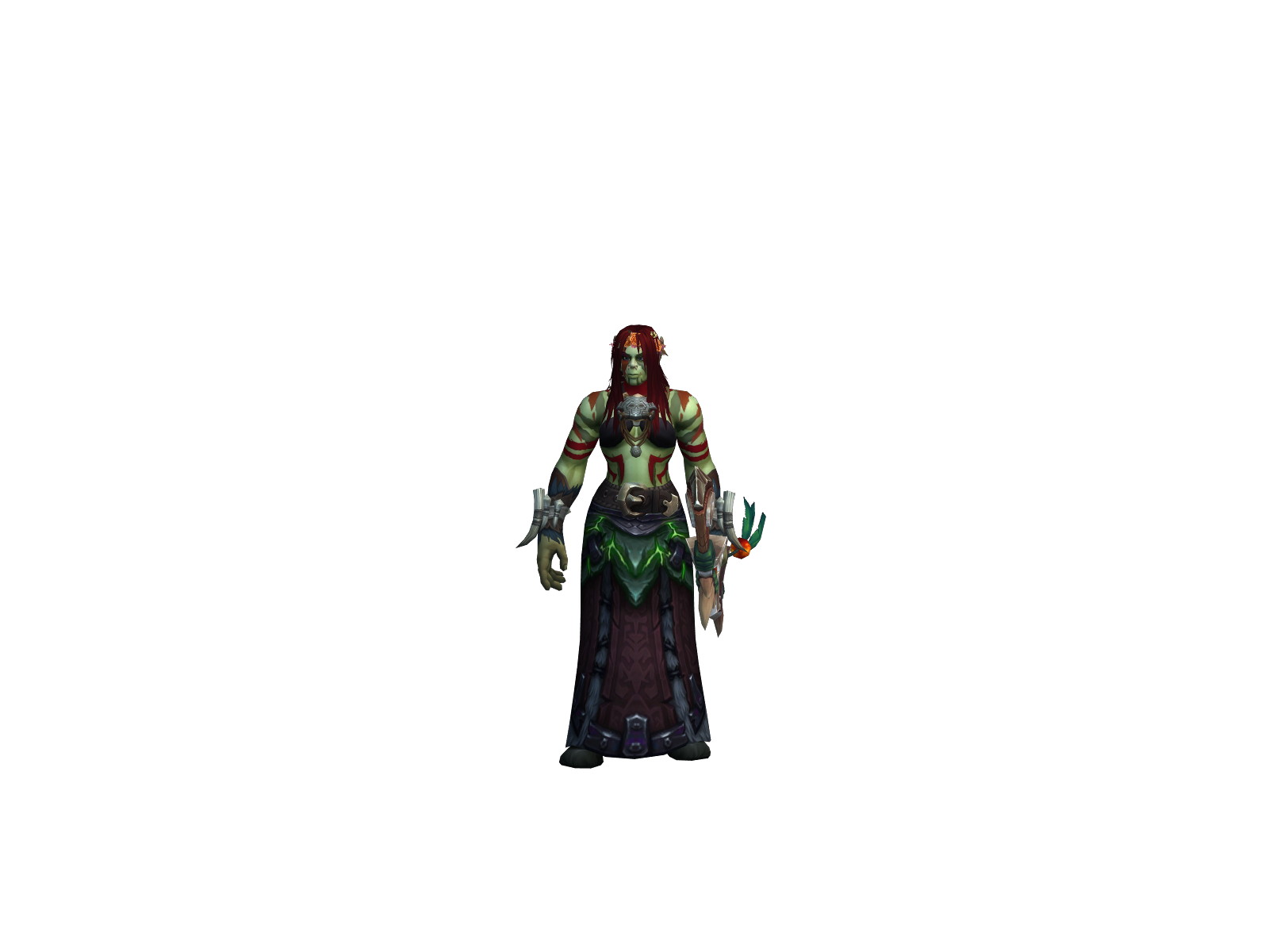 Hardcharini 3D character render
