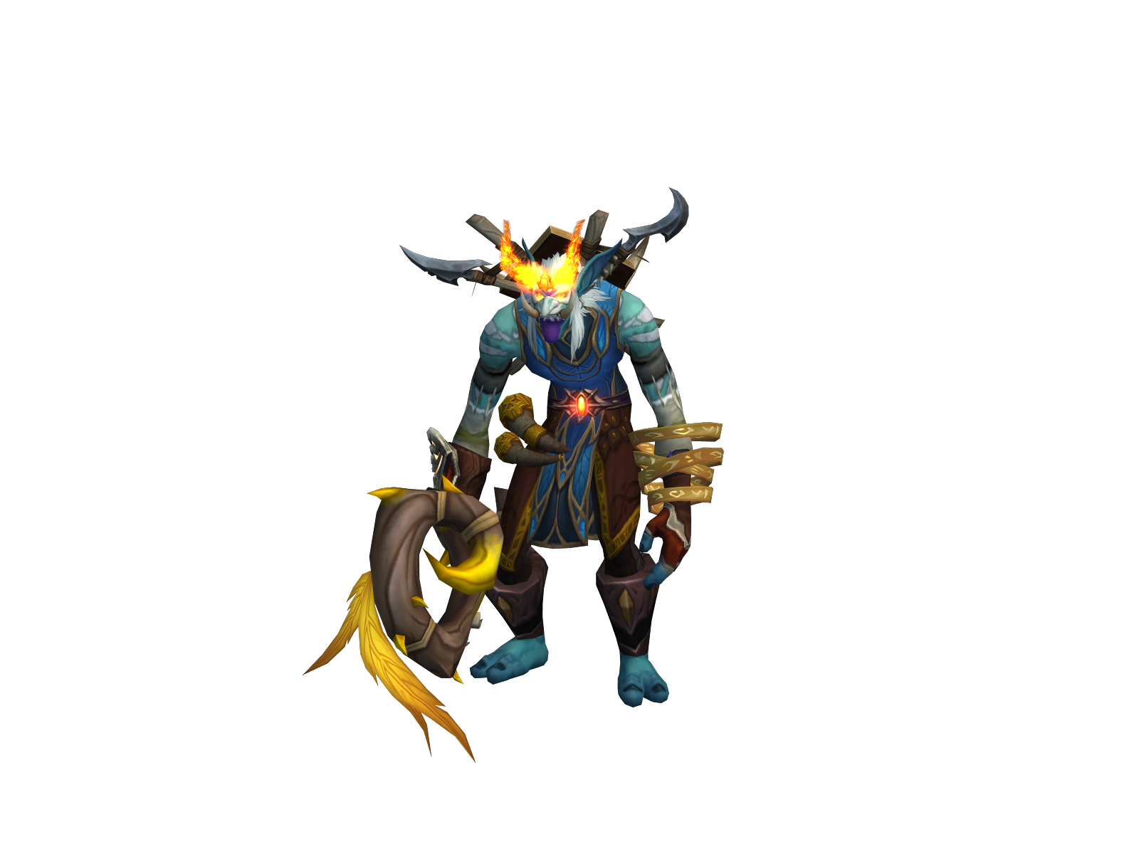 Akunimon 3D character render