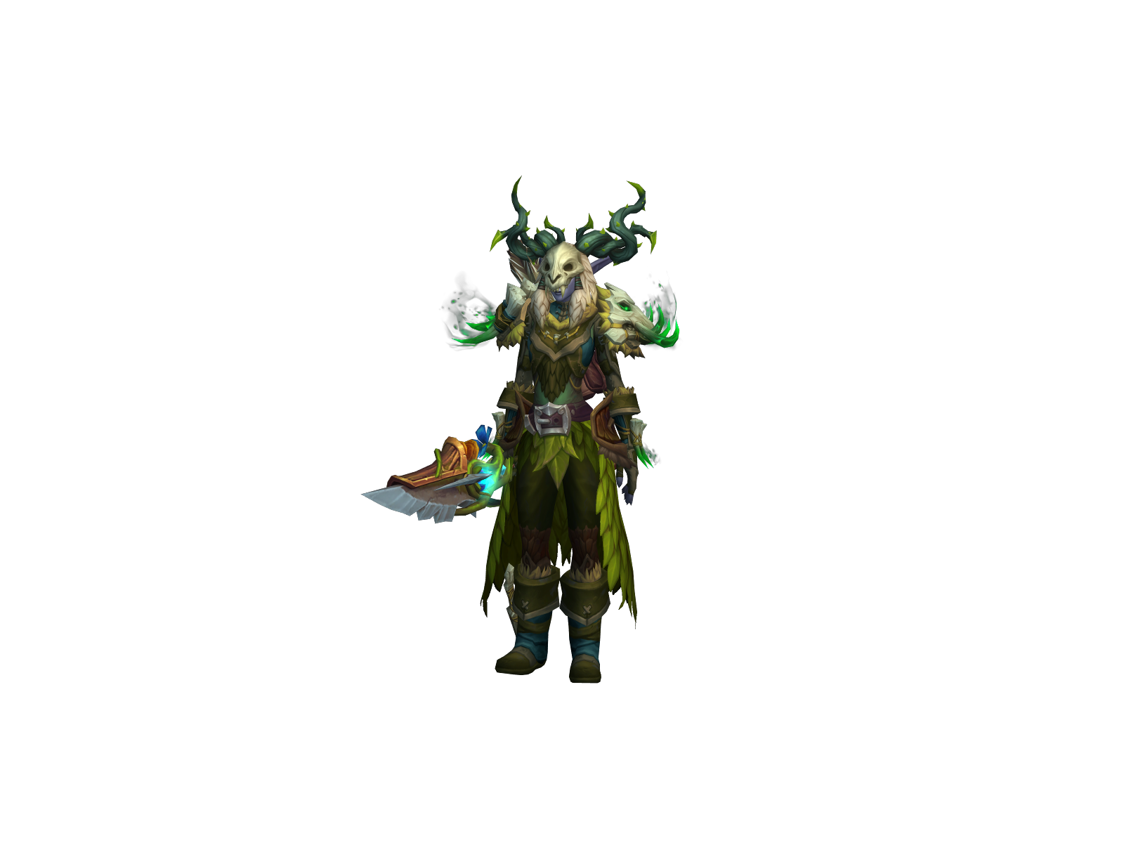 Waylvanas 3D character render