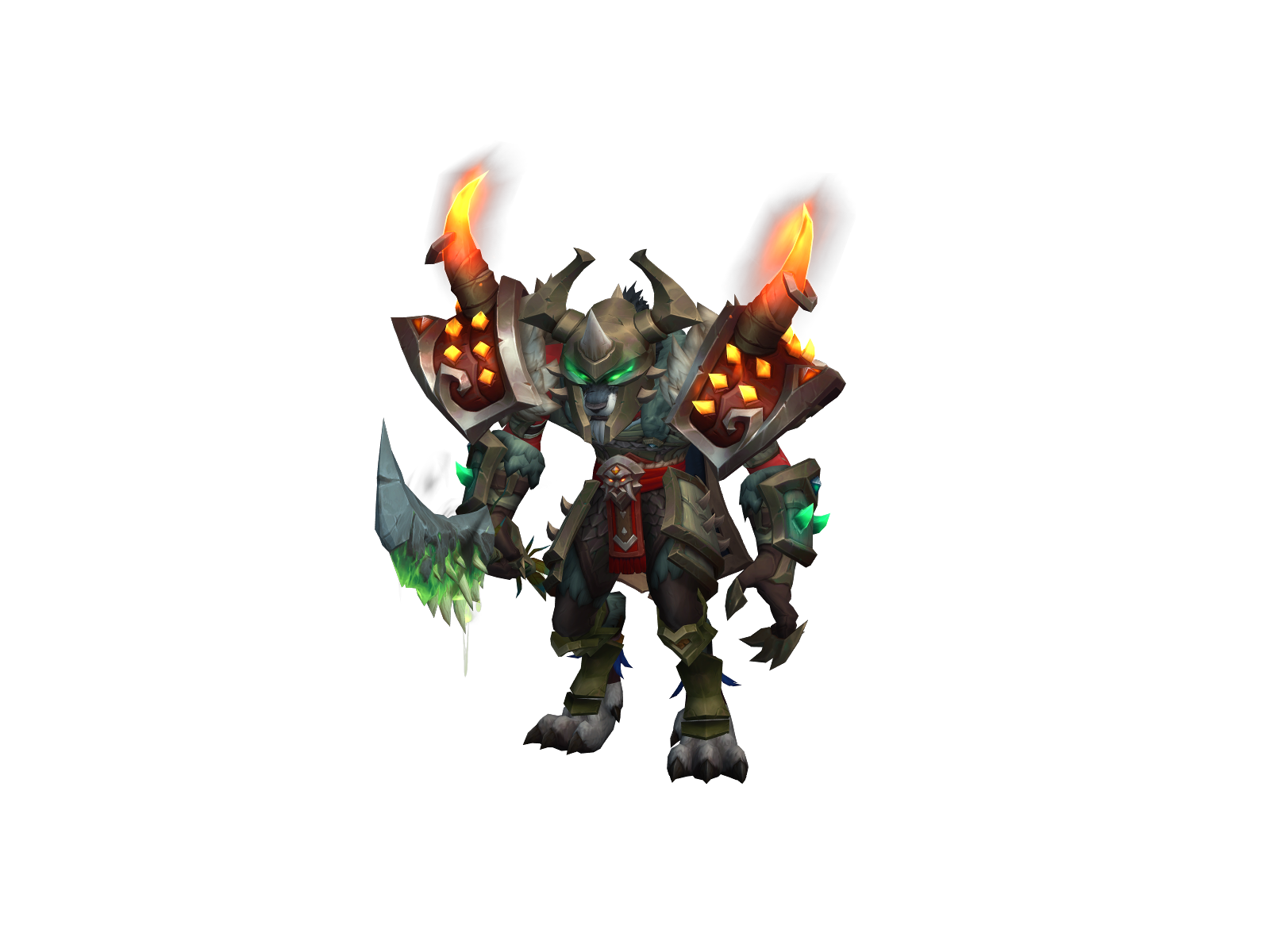 Krizlid 3D character render