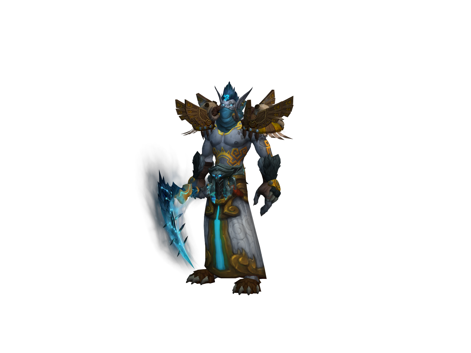 Nokhan 3D character render