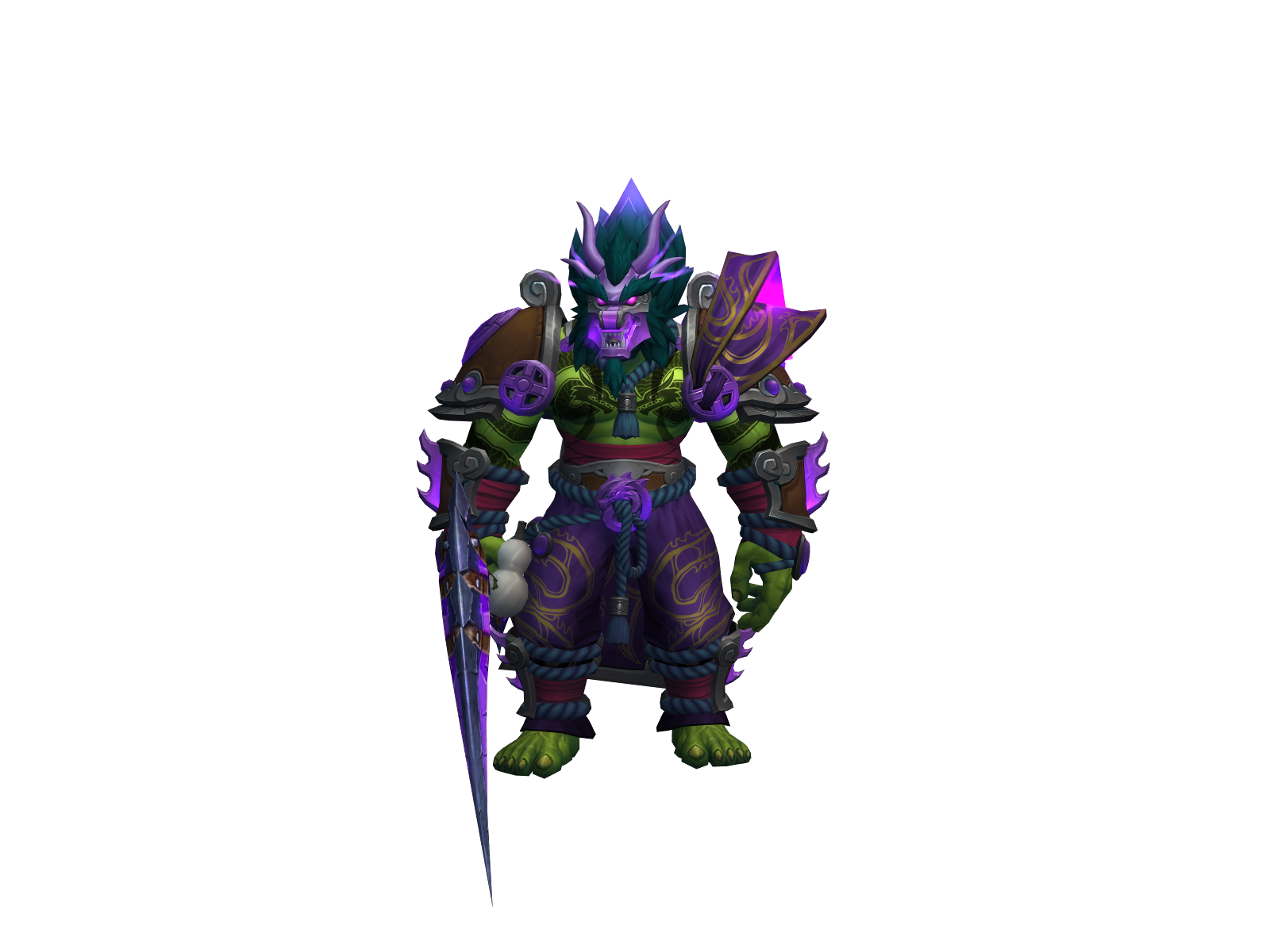 Muhuhui 3D character render