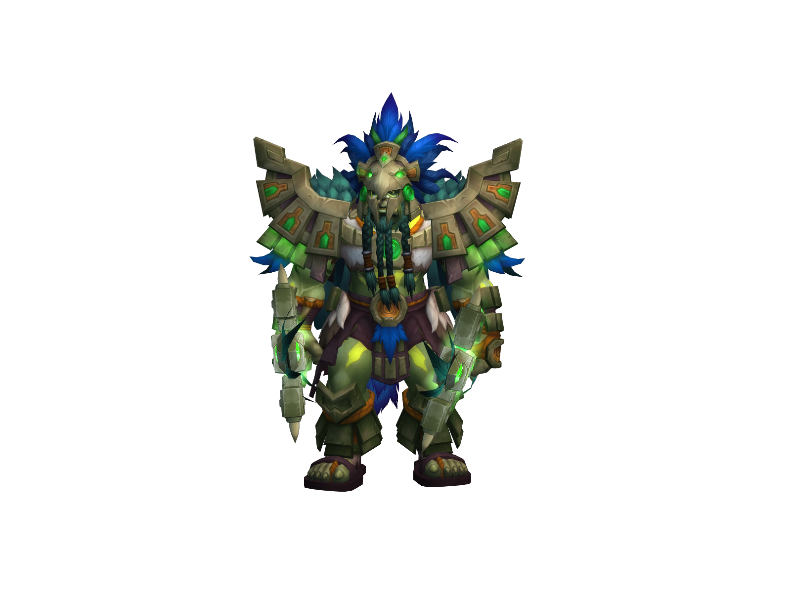 Pachangero 3D character render
