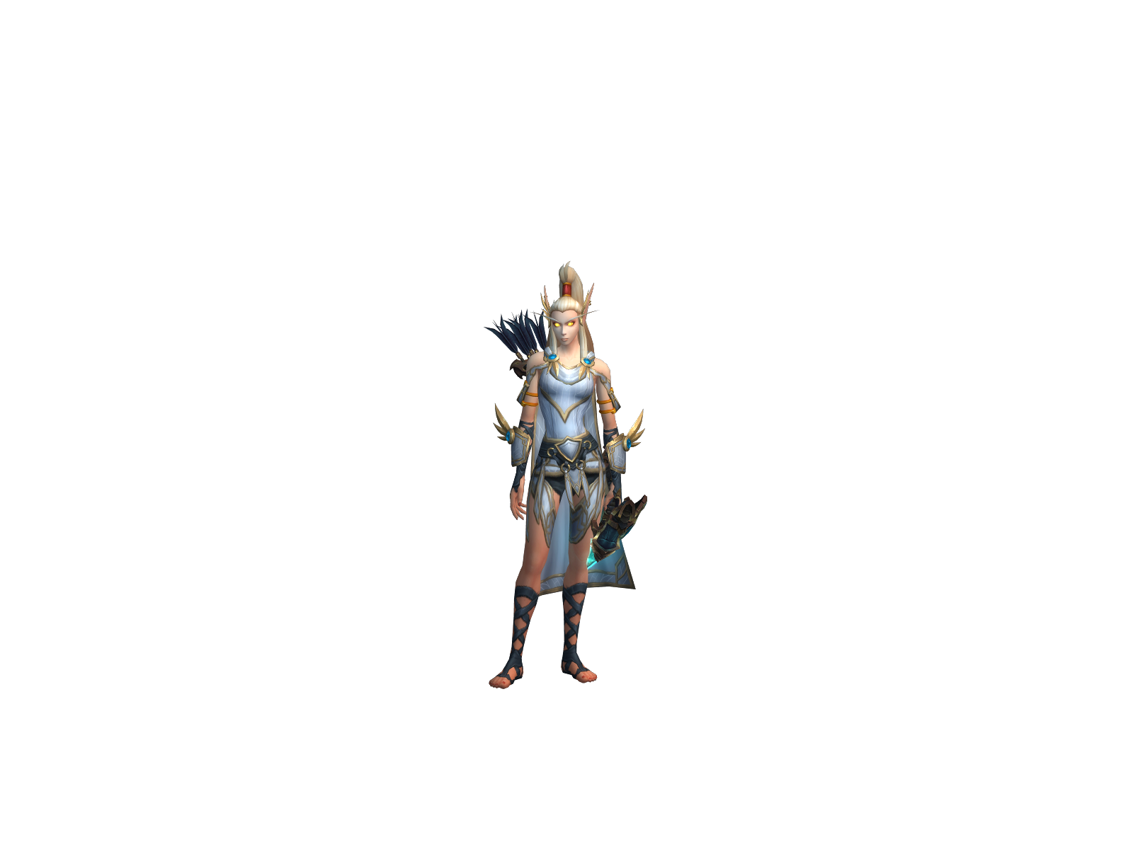 Syrish 3D character render