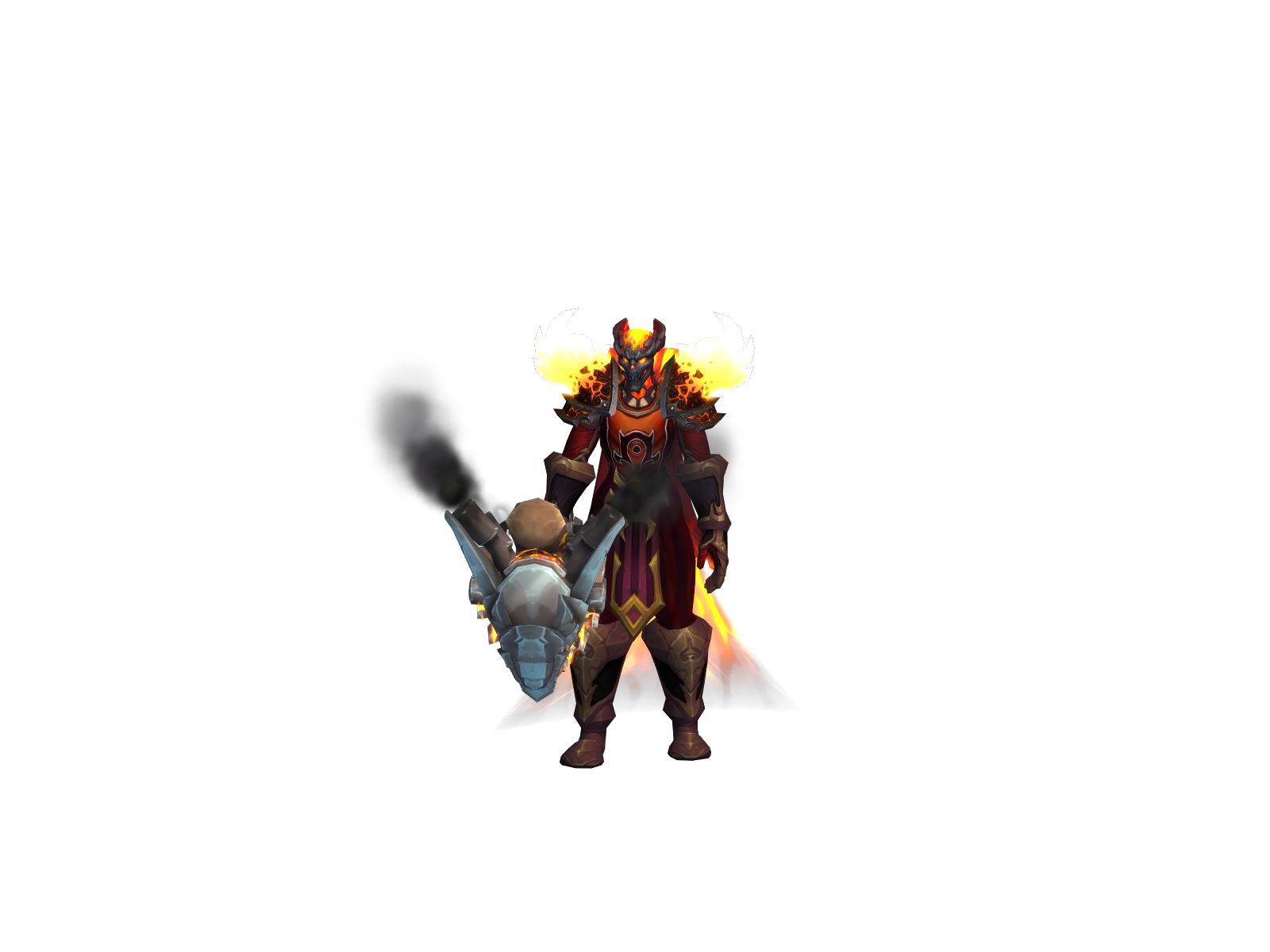 Ragetensei 3D character render
