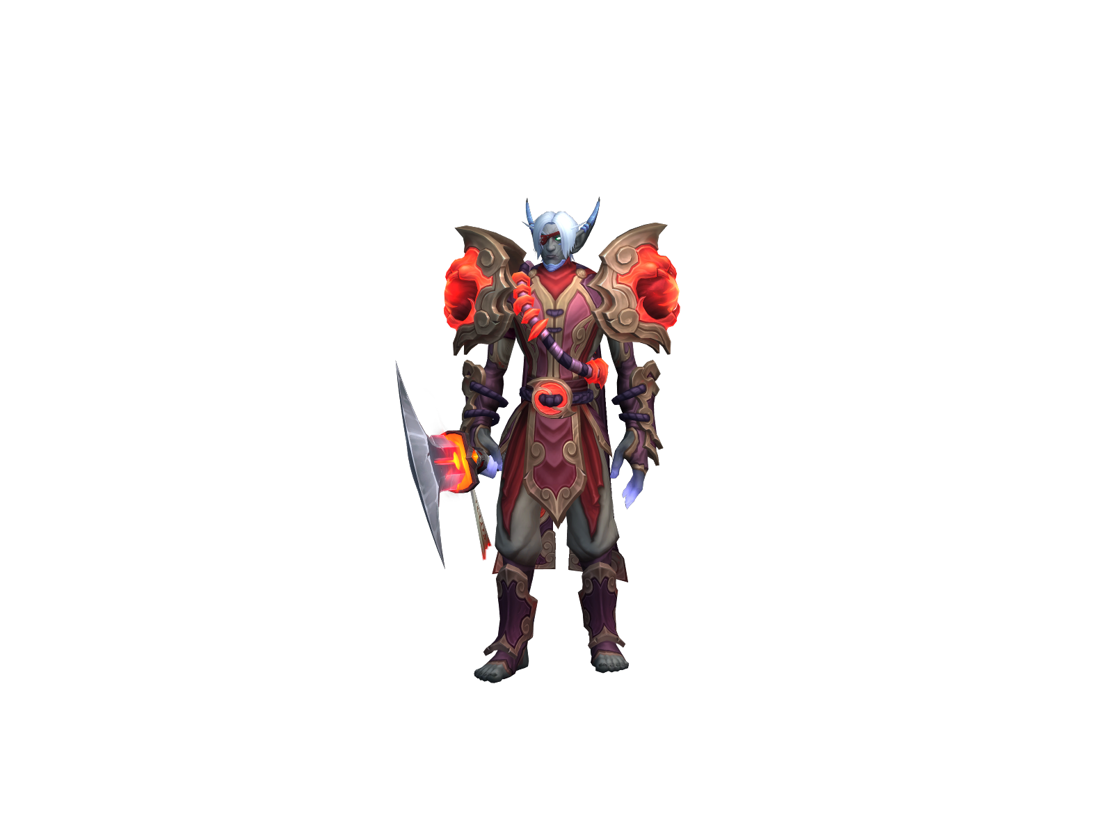 Psychotic 3D character render