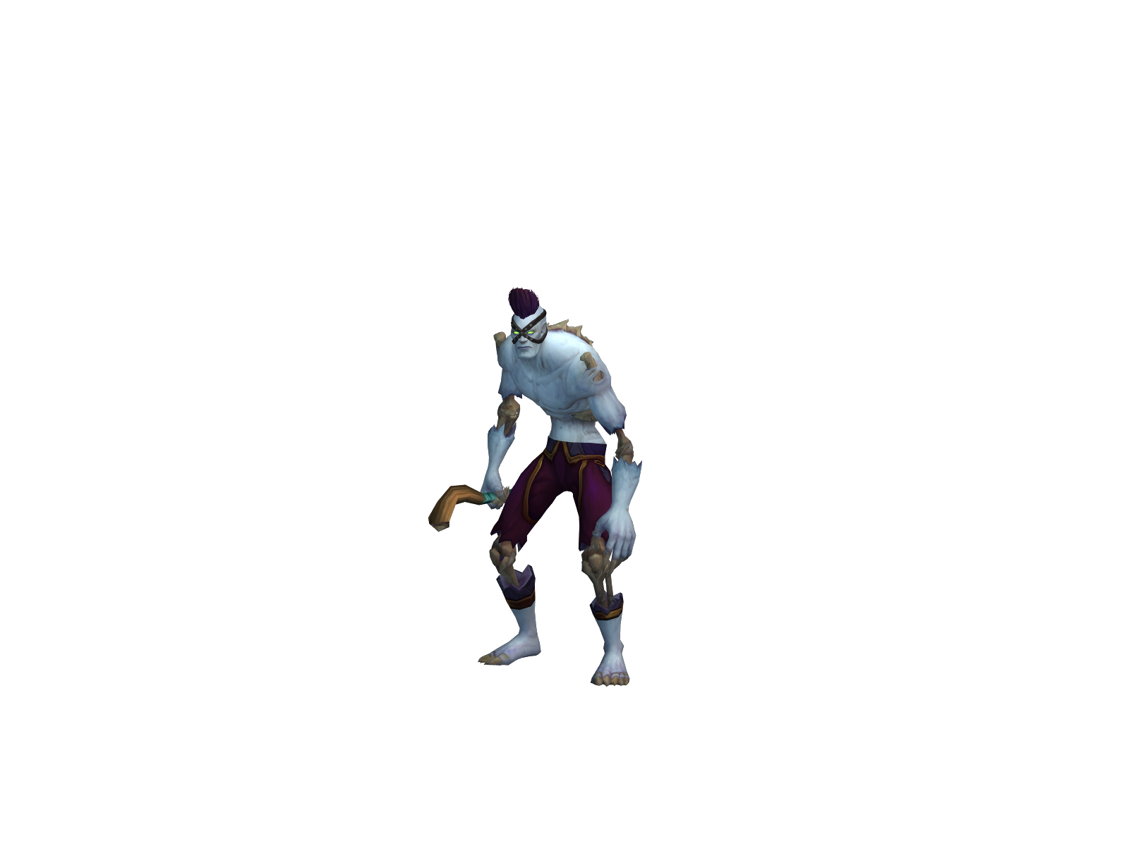 Unmonje 3D character render