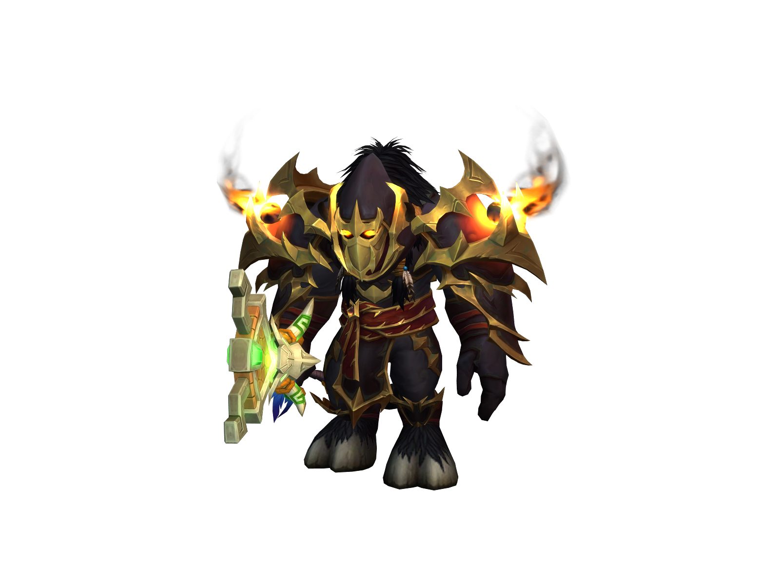 Rhamuh 3D character render