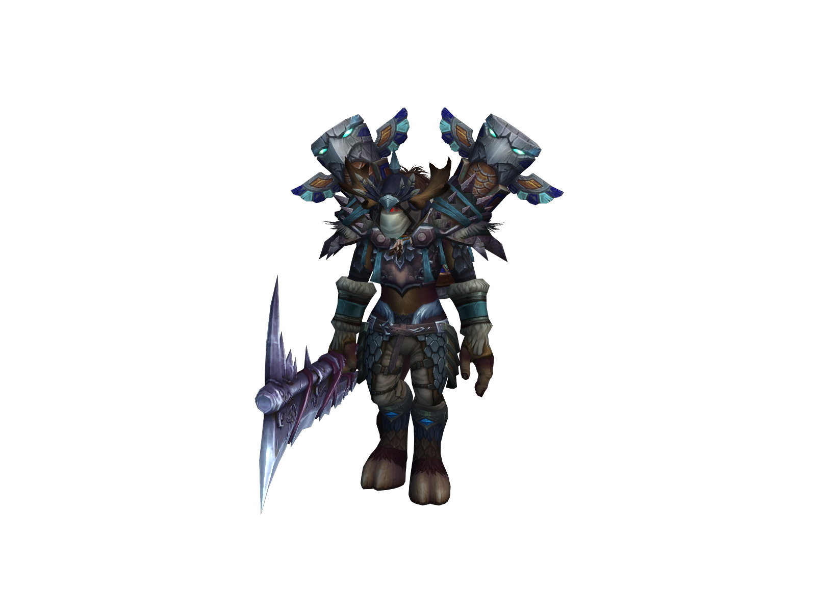 Cowzadora 3D character render