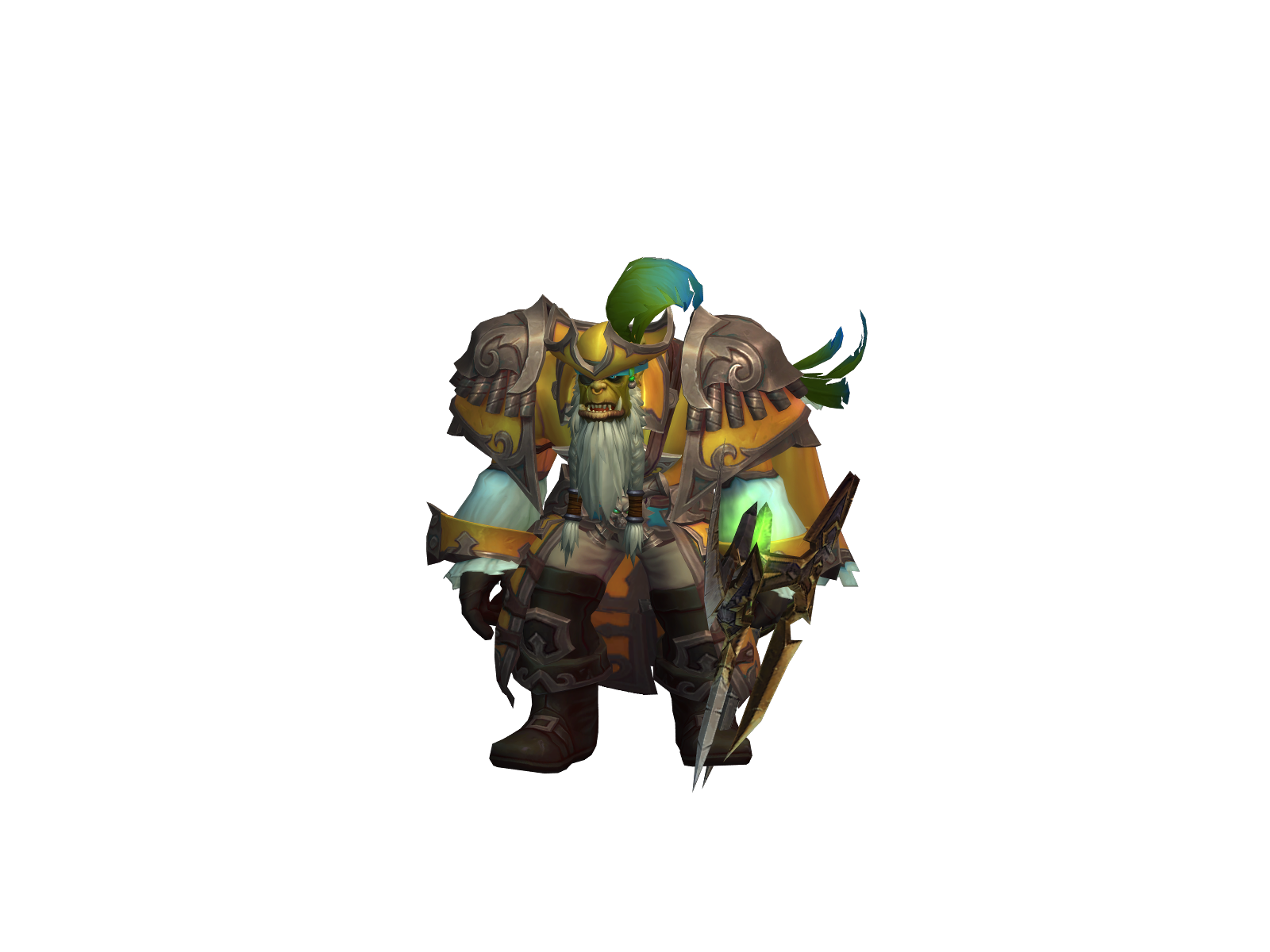 Pendragõn 3D character render