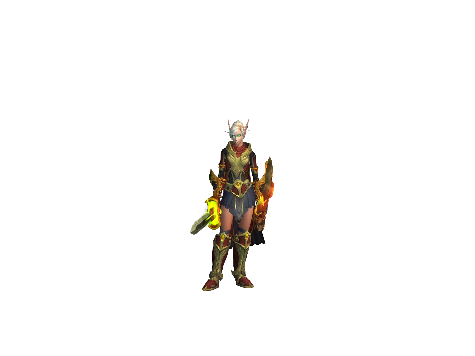 Illia 3D character render