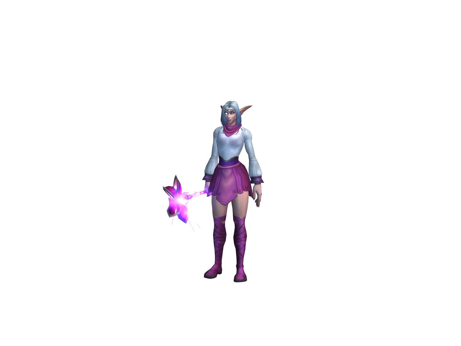 Fallen 3D character render
