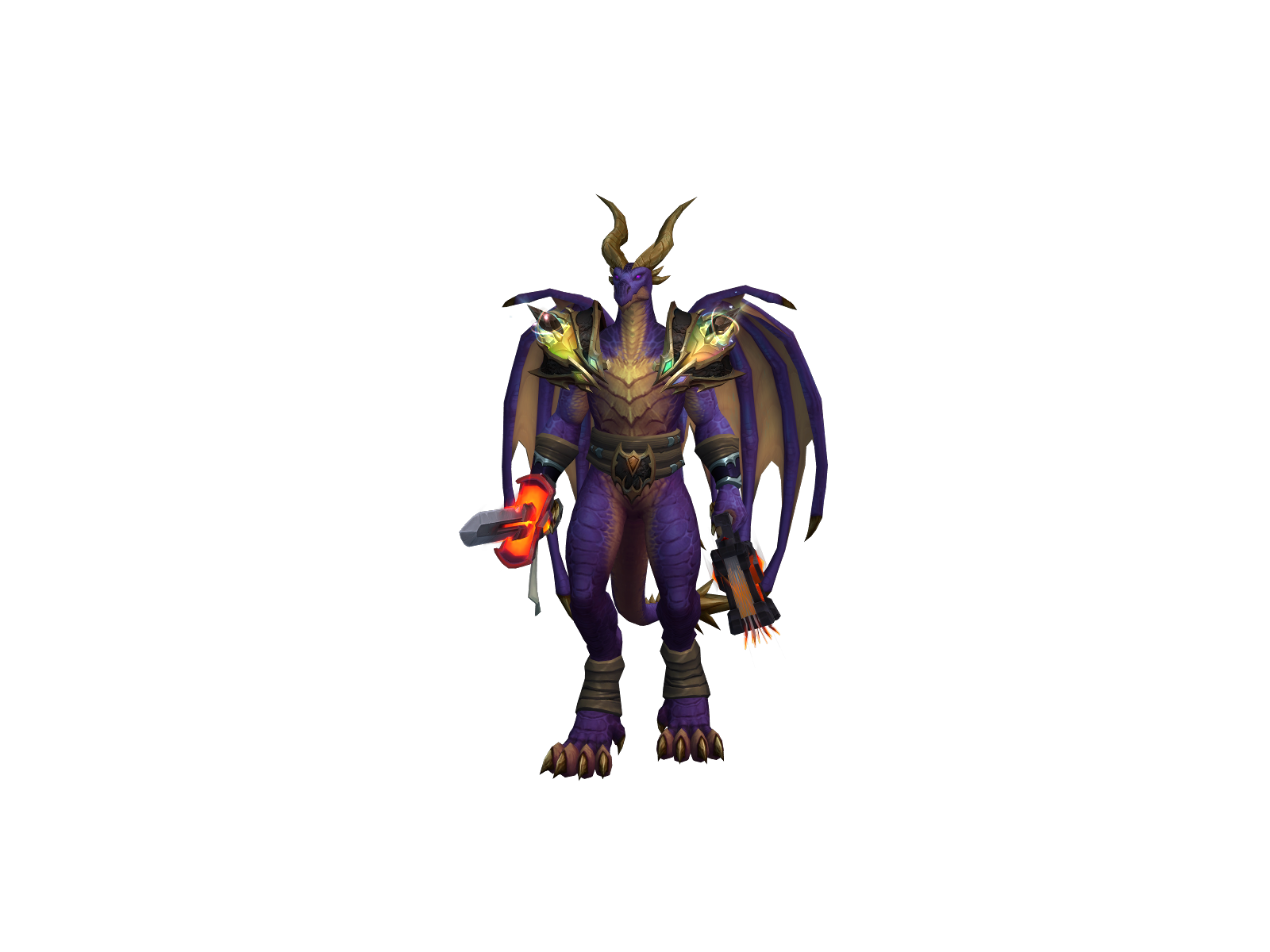 Spyro 3D character render