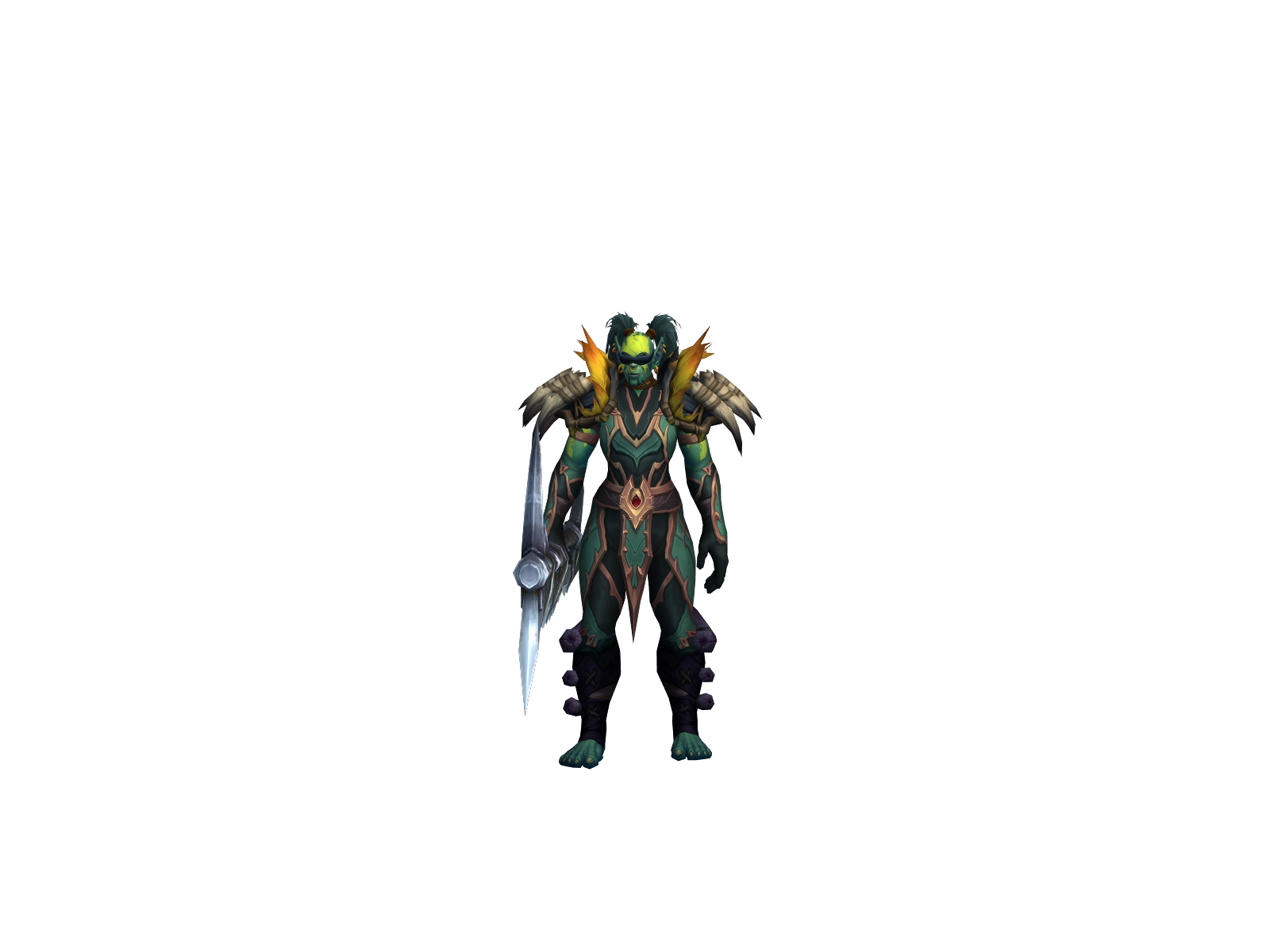 Chiyu 3D character render
