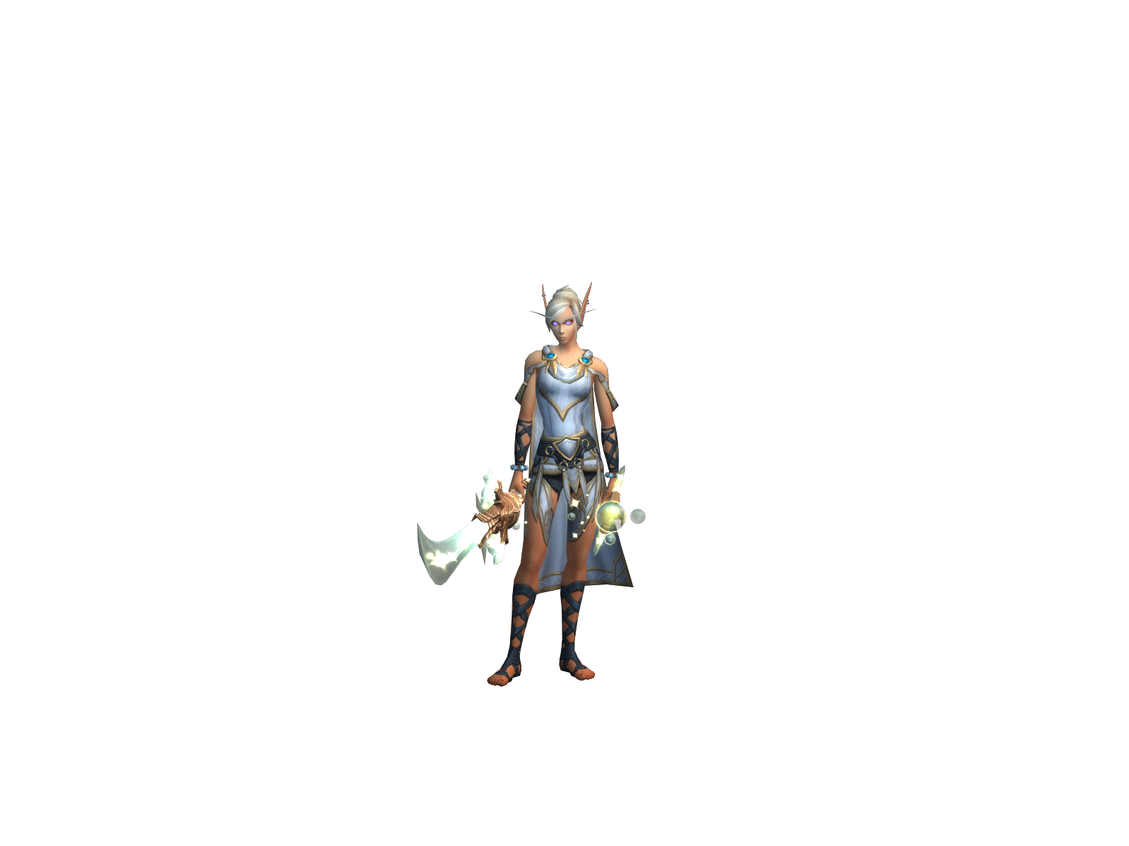 Yelhsa 3D character render