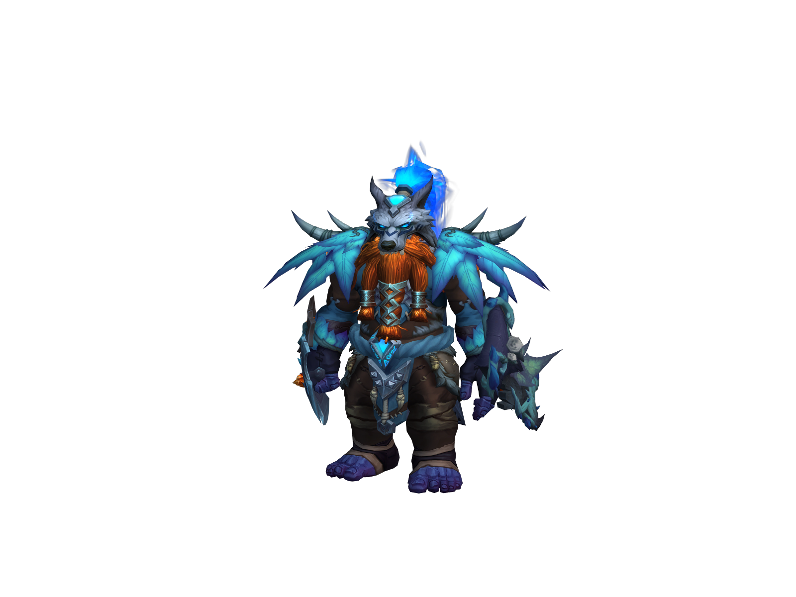 Zaphod 3D character render