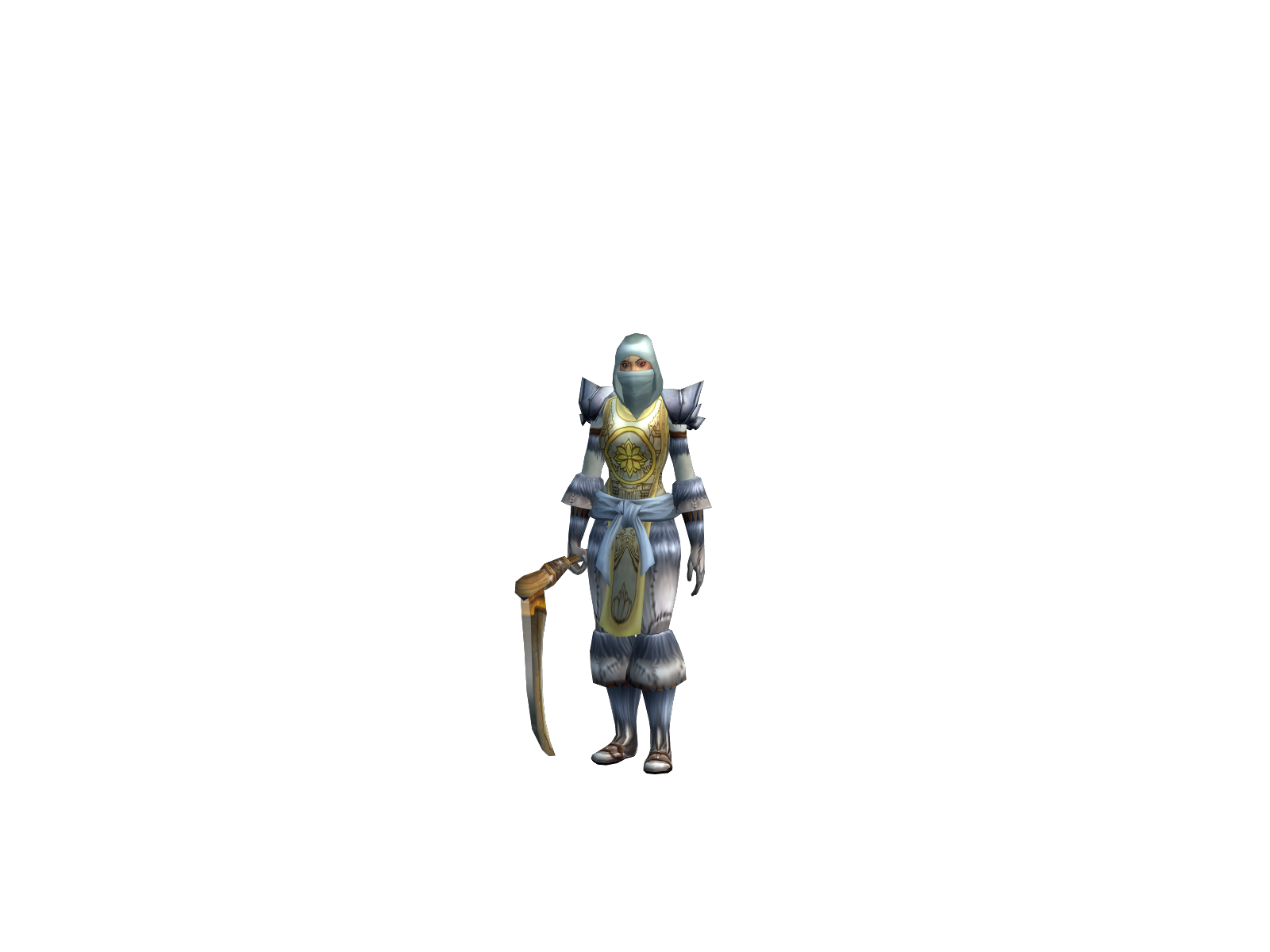 Riugan 3D character render