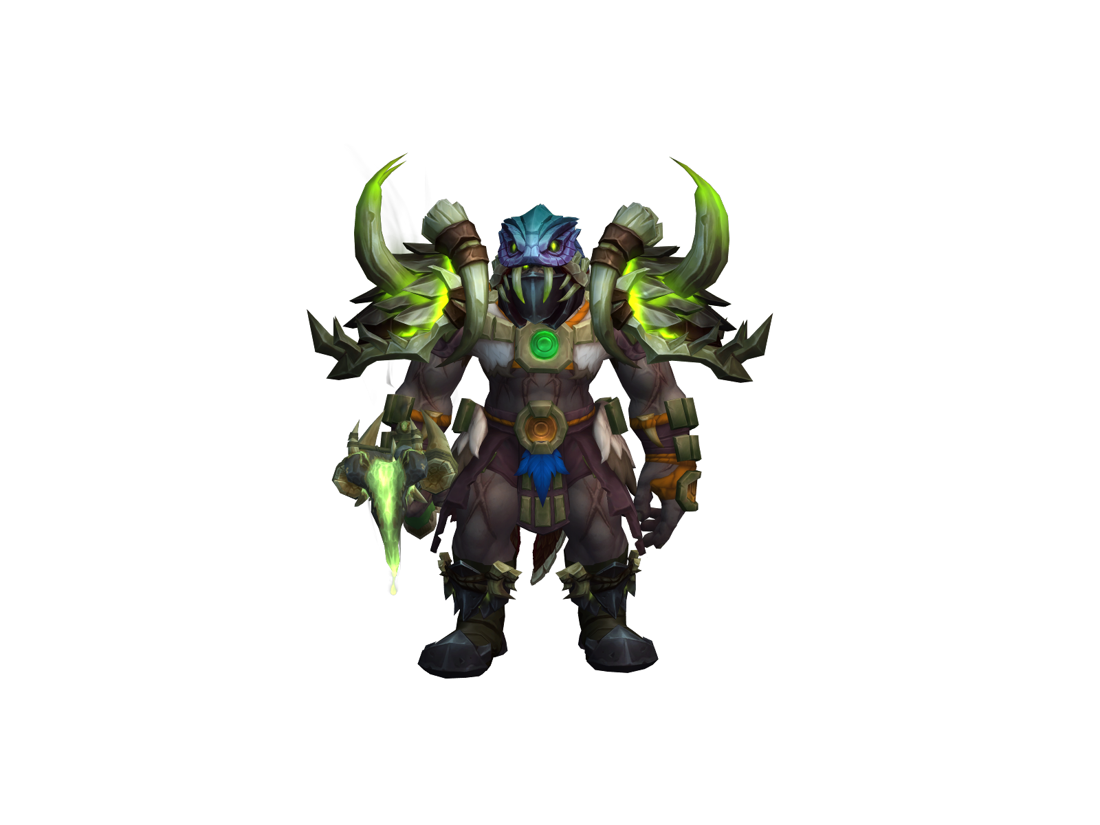 Nagask 3D character render