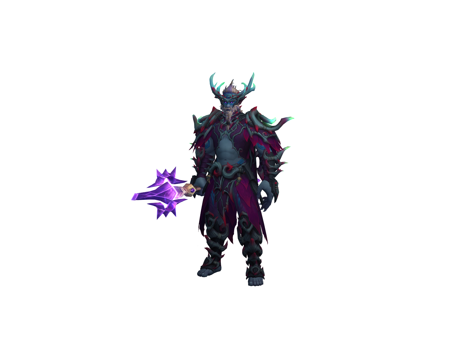 Floragoth 3D character render