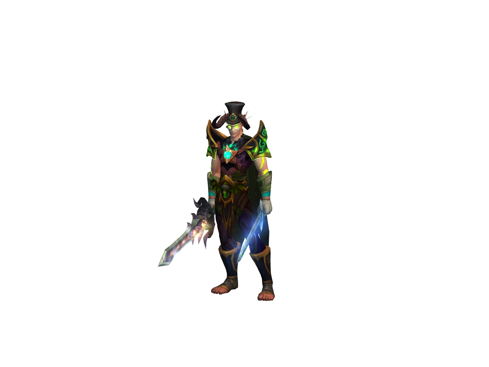 Myotis 3D character render