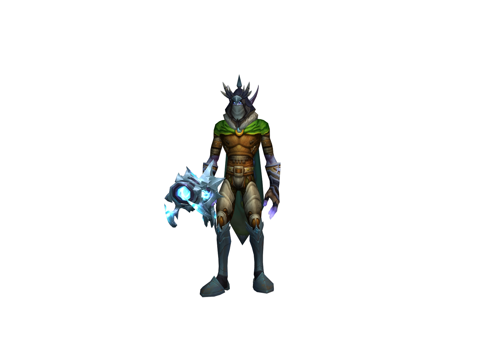 Castro 3D character render