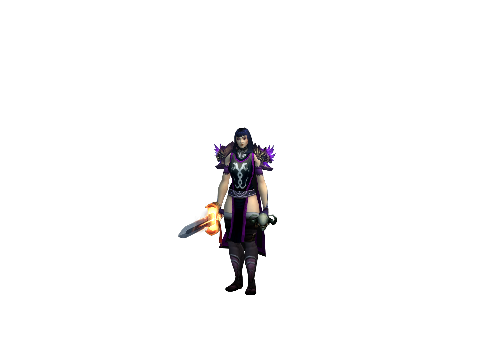 Mystikan 3D character render