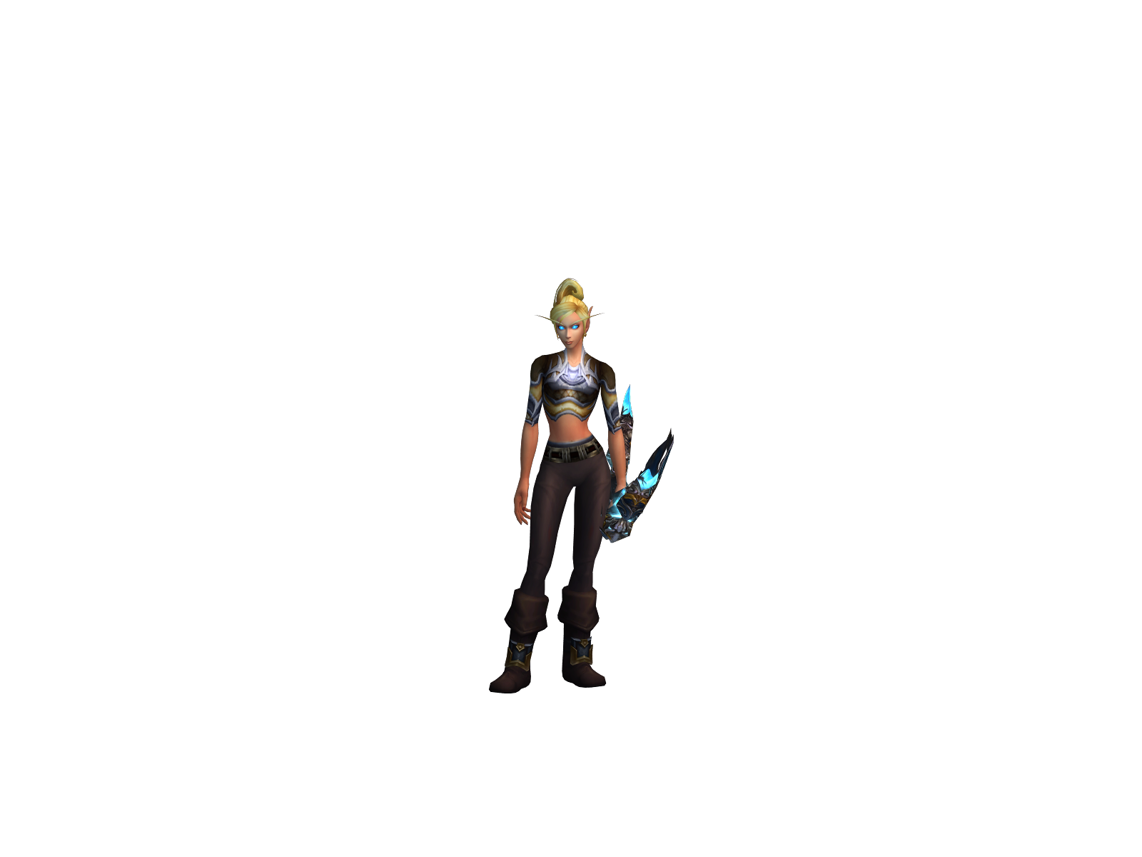 Trayndra 3D character render