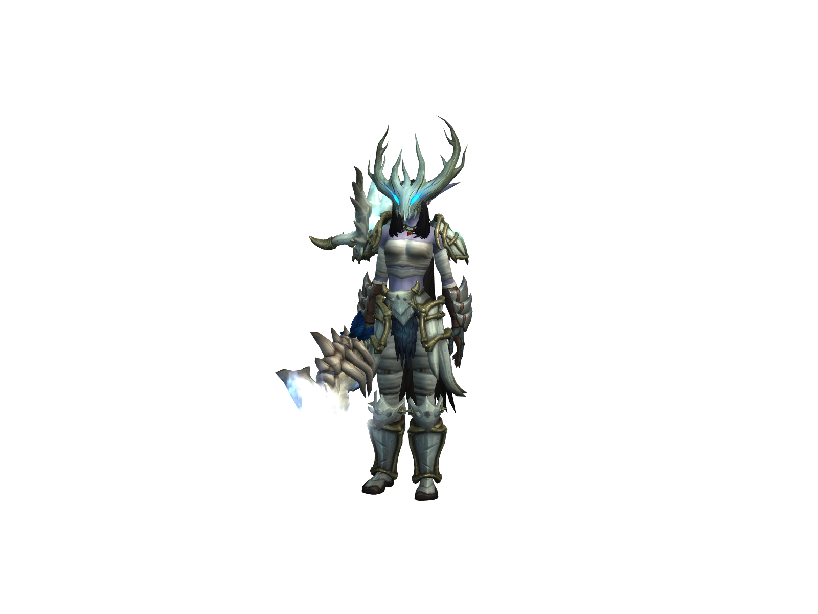Bonechill 3D character render