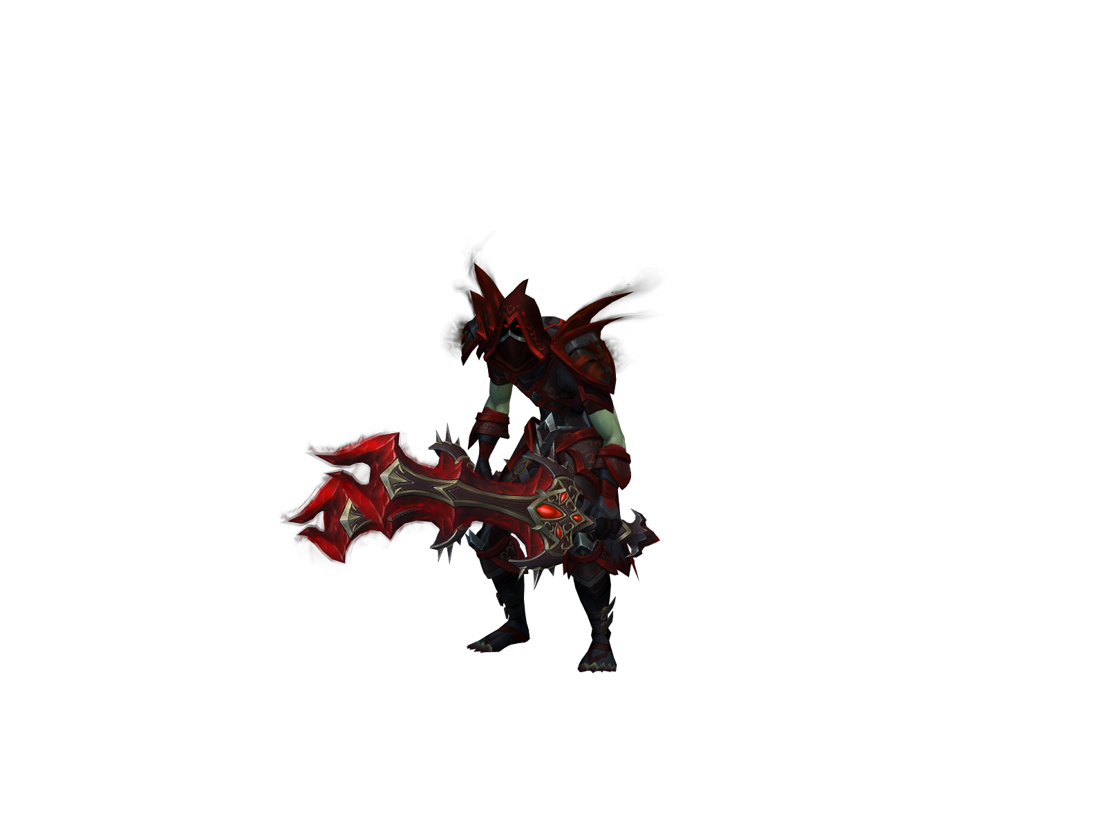 Tarnished 3D character render