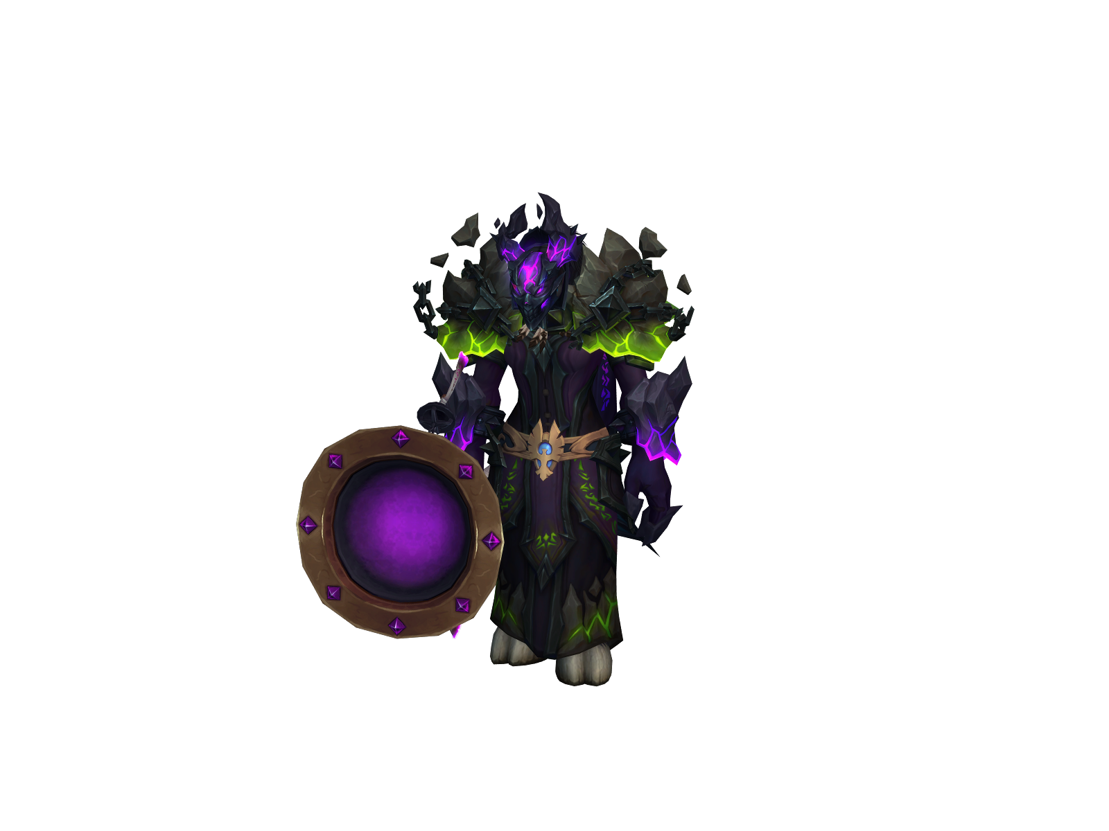 Zurple 3D character render