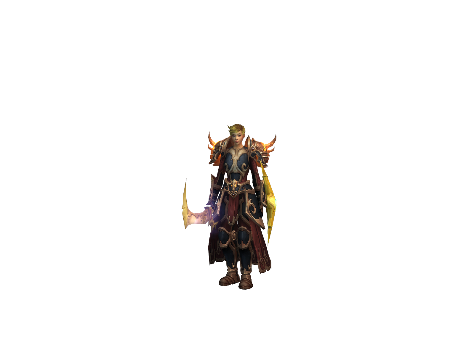Boring 3D character render