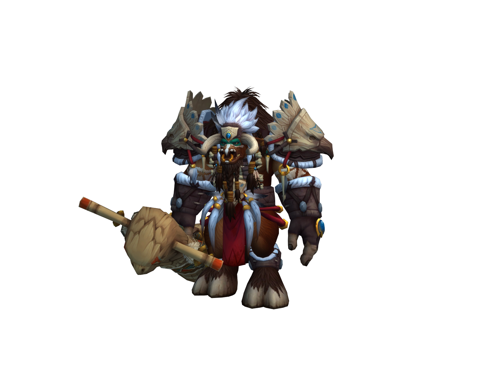 Mossmaul 3D character render
