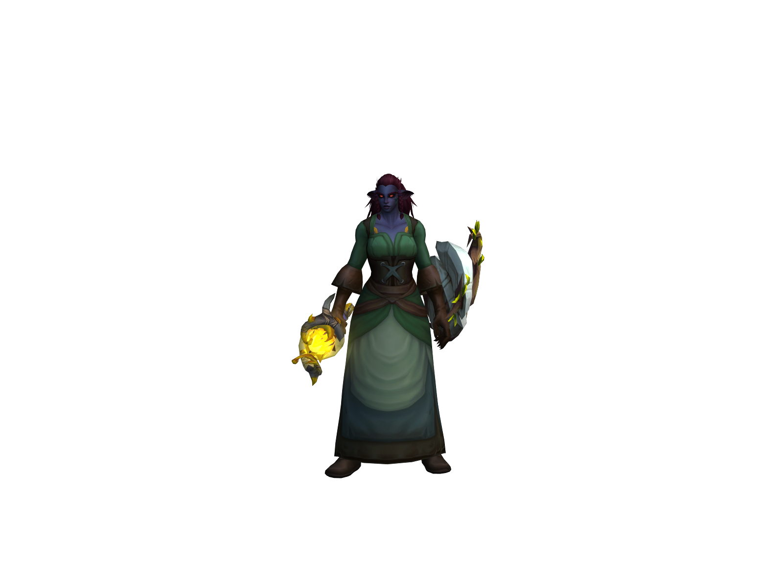 Kaelira 3D character render