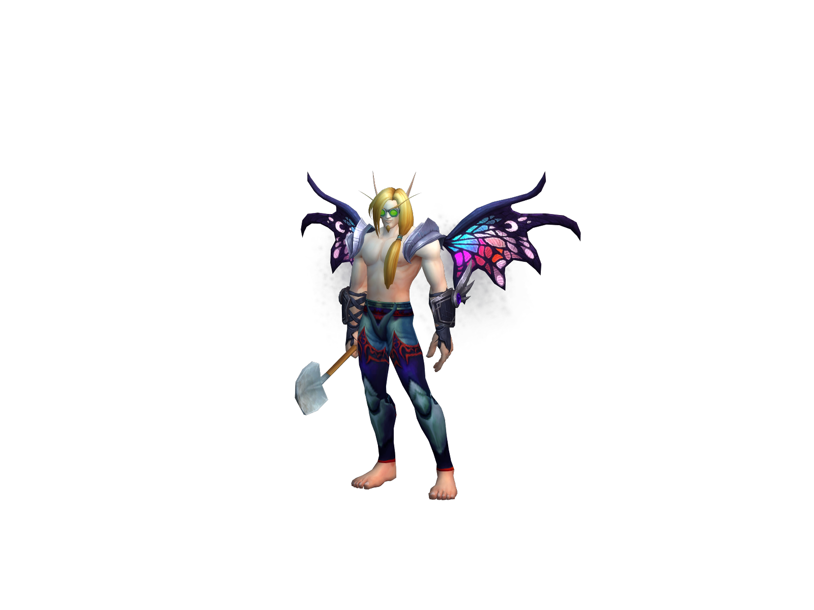 Superflamer 3D character render
